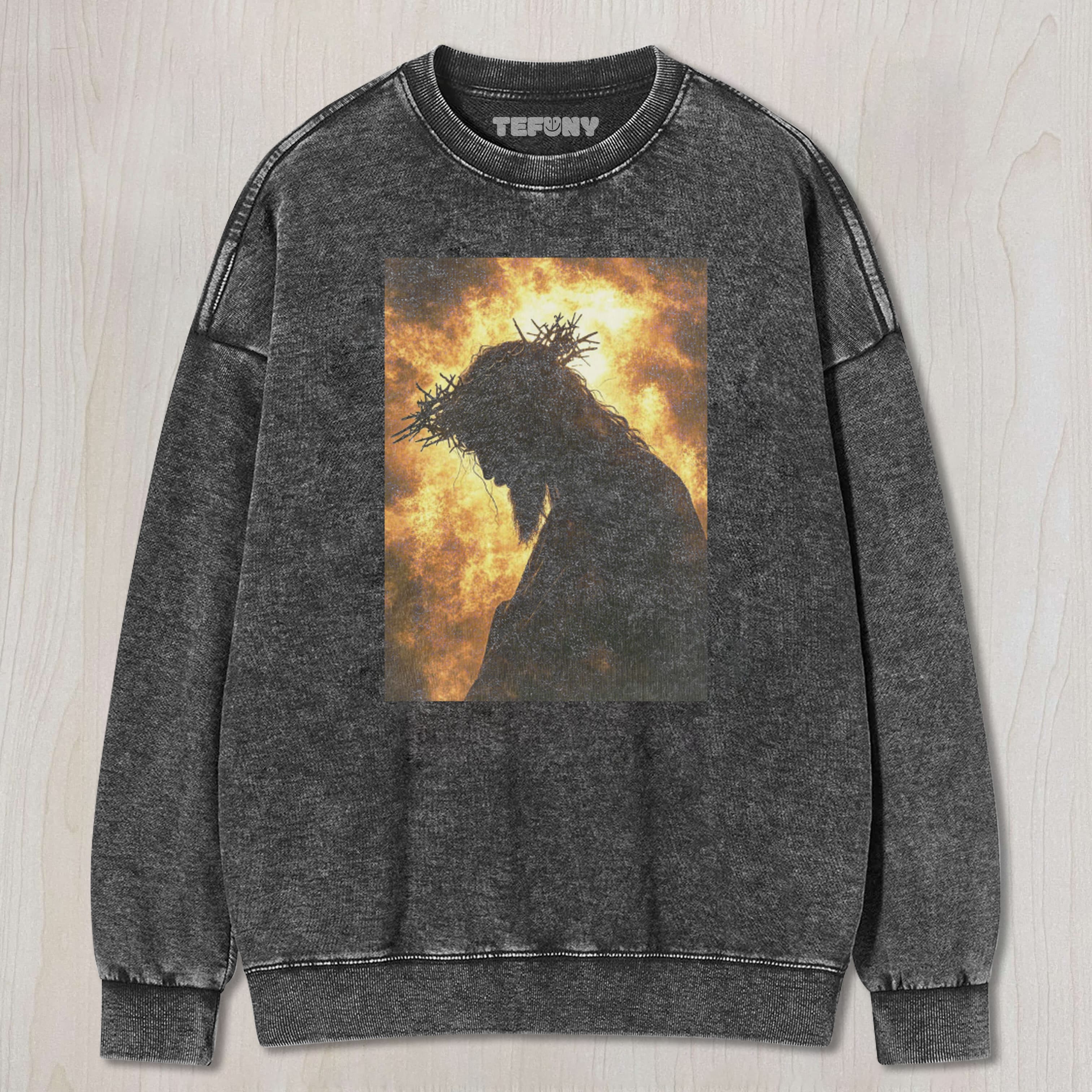 JESUS  LAYERED LONG SLEEVE