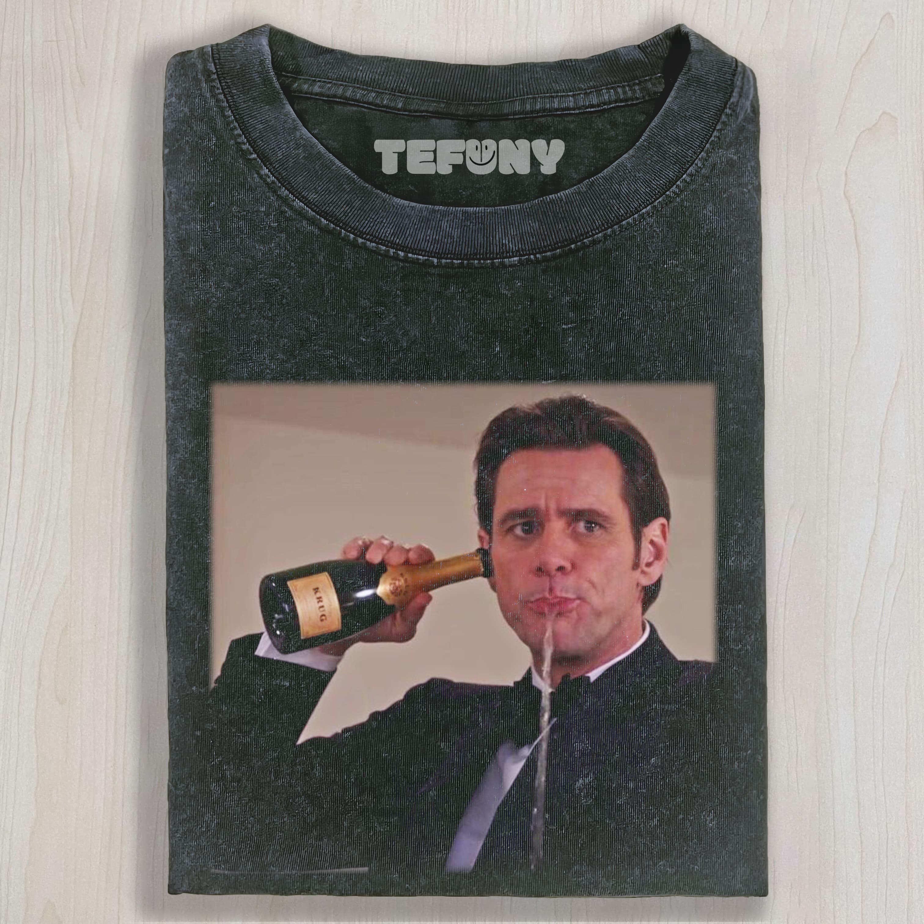 JIM HOLDING THE WINE TEE & SWEAT & HOOD