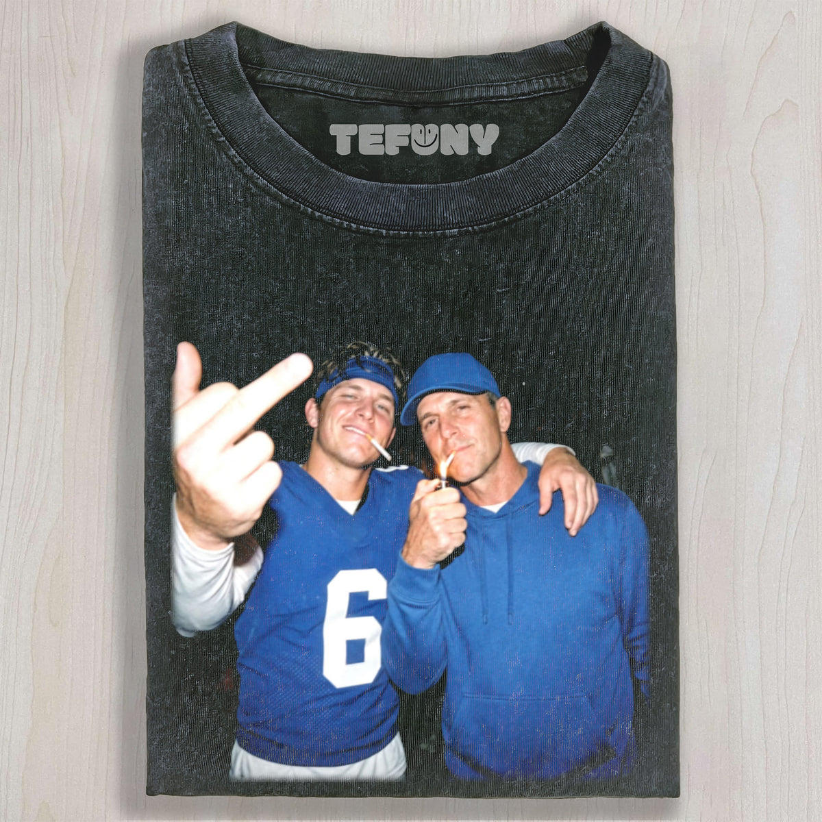 JOHN HARBAUGH & JD6 GIANTS FOOTBALL TEE V2 UNISEX TEE, TANK TOP, LAYERED LS, SWEATSHIRT & HOODIE