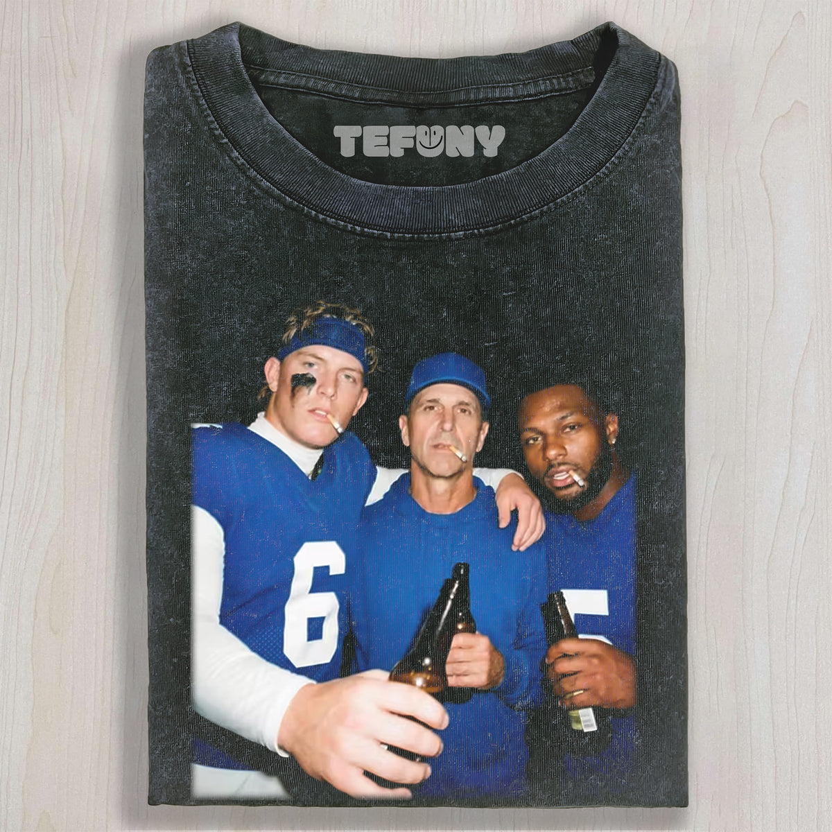 JOHN HARBAUGH & JD6 & KT5 GIANTS FOOTBALL TEE UNISEX TEE, TANK TOP, LAYERED LS, SWEATSHIRT & HOODIE