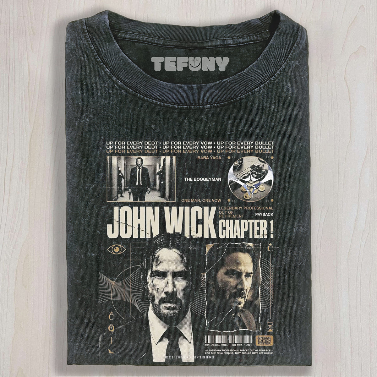 JOHN WICK V2 UNISEX TEE, TANK TOP, LAYERED LS, SWEATSHIRT & HOODIE
