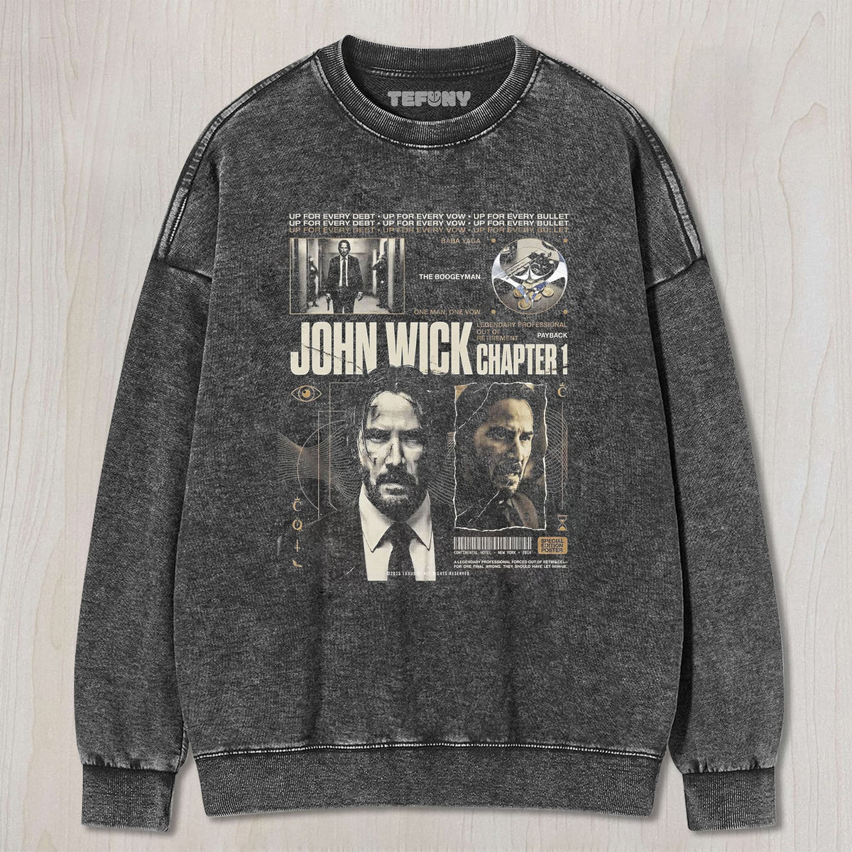 JOHN WICK V2 UNISEX TEE, TANK TOP, LAYERED LS, SWEATSHIRT & HOODIE
