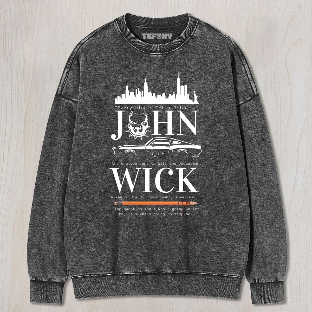 JOHN WICK V3 UNISEX TEE, TANK TOP, LAYERED LS, SWEATSHIRT & HOODIE