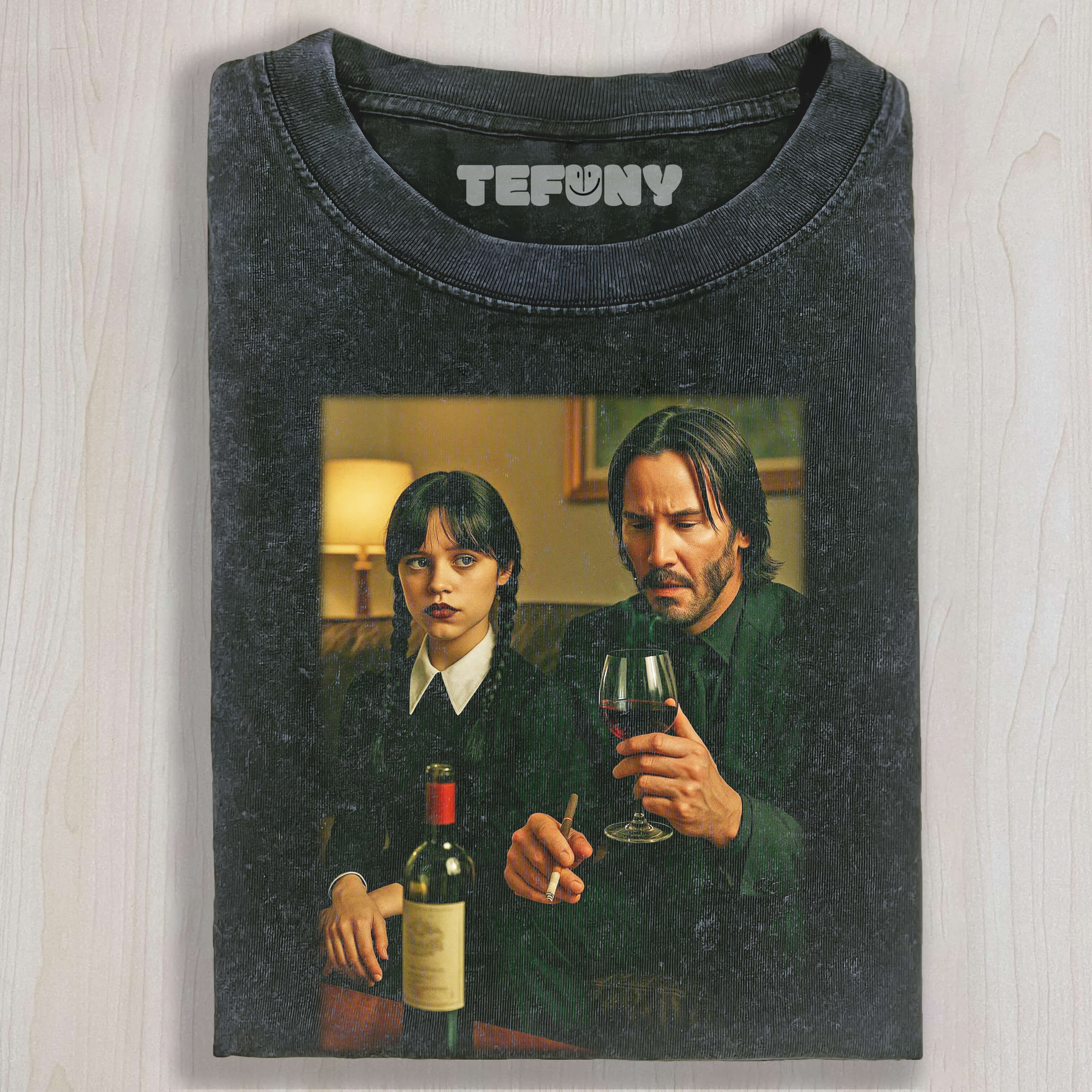 JOHN WICK AND WEDNESDAY T-SHIRT