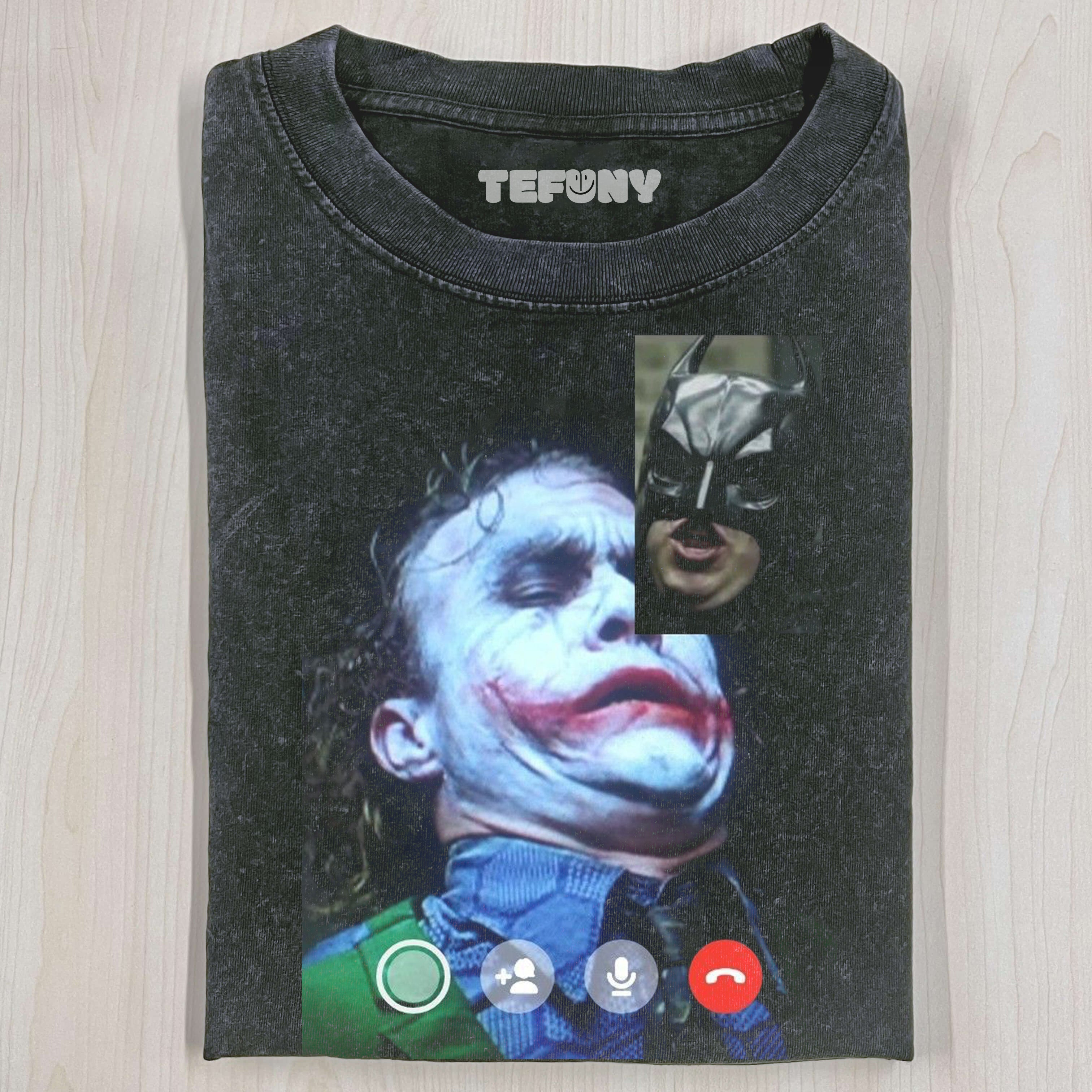 JOKER AND BATMAN VIDEO CALL T-SHIRT