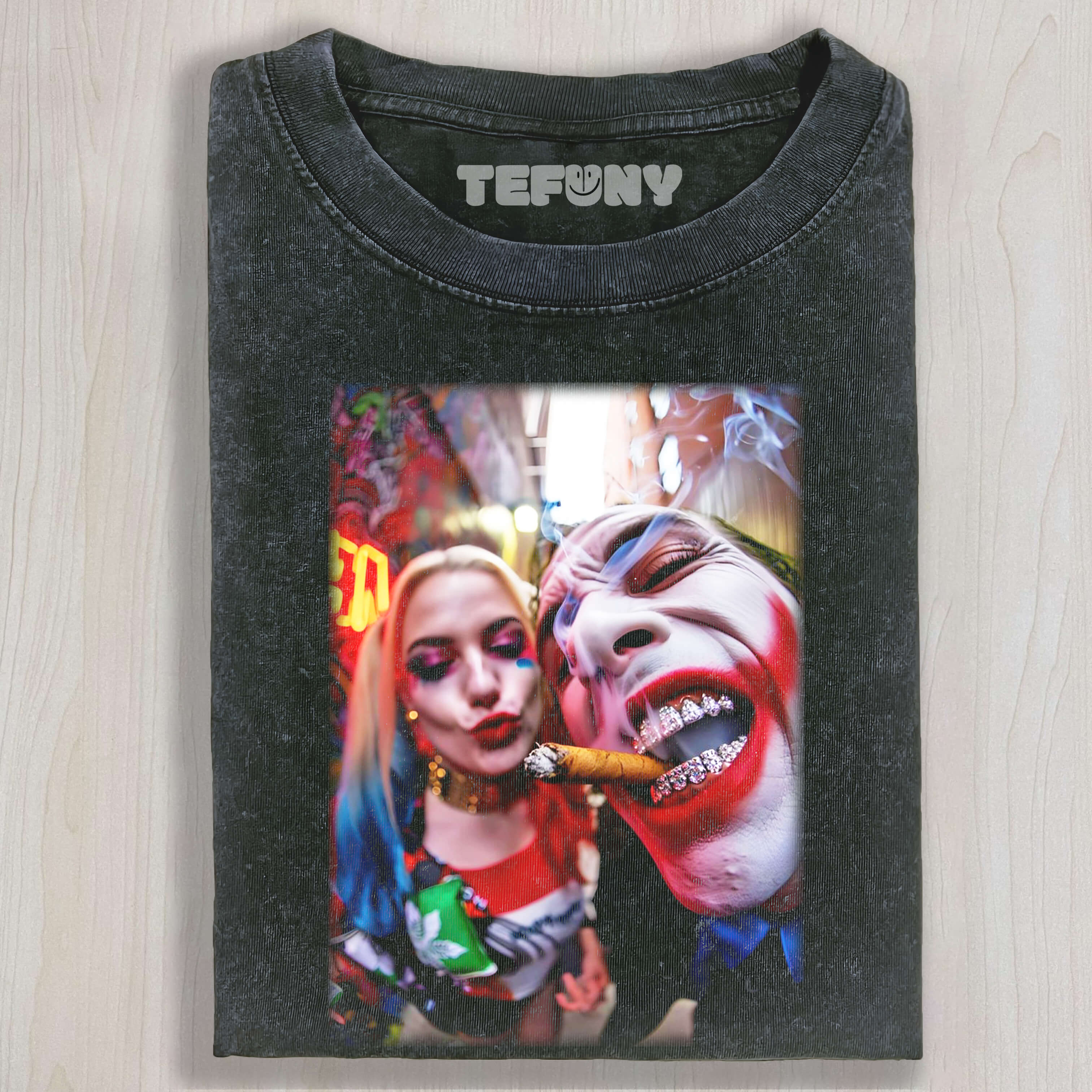JOKER AND HARLEY QUINN TEE & SWEAT & HOOD