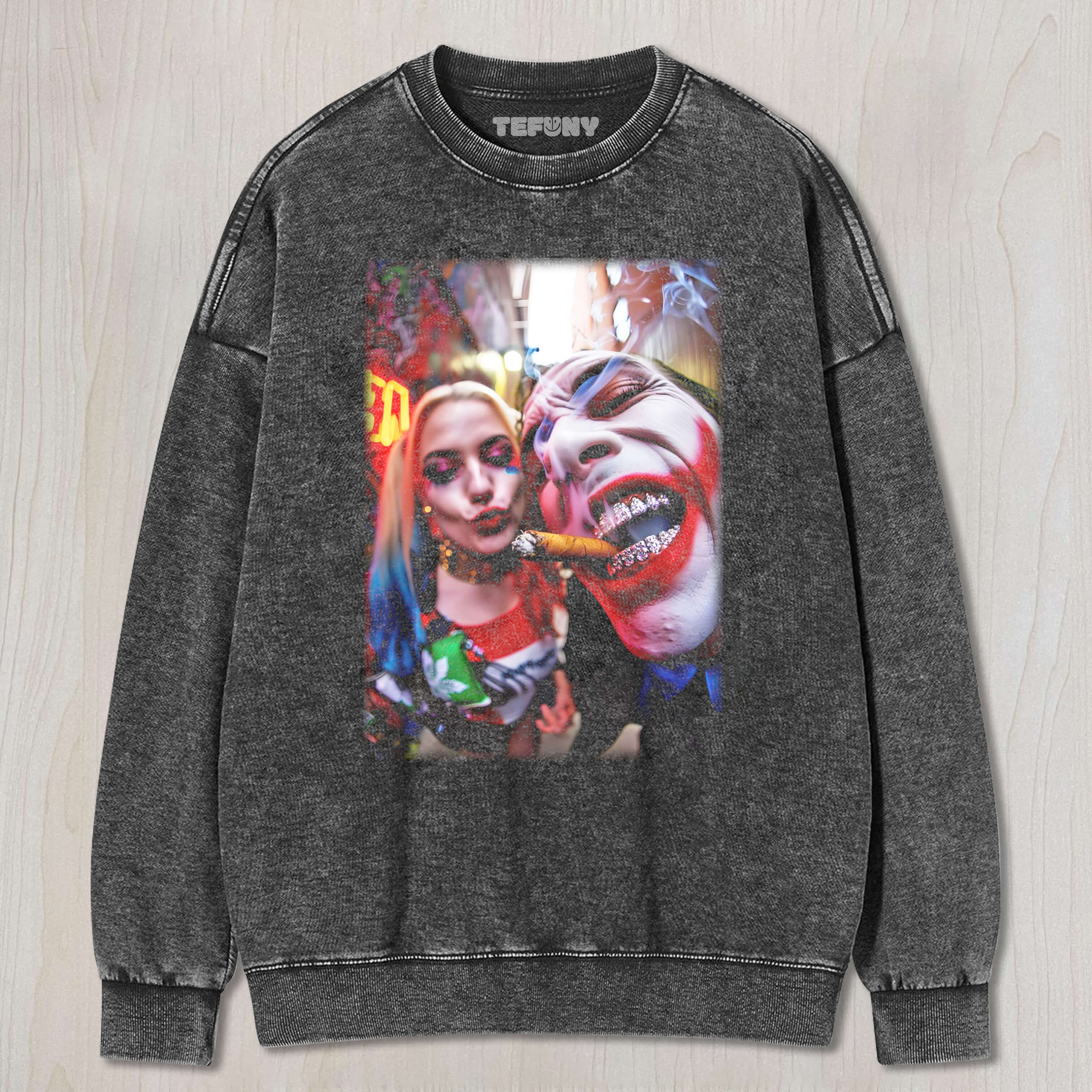 JOKER AND HARLEY QUINN TEE & SWEAT & HOOD