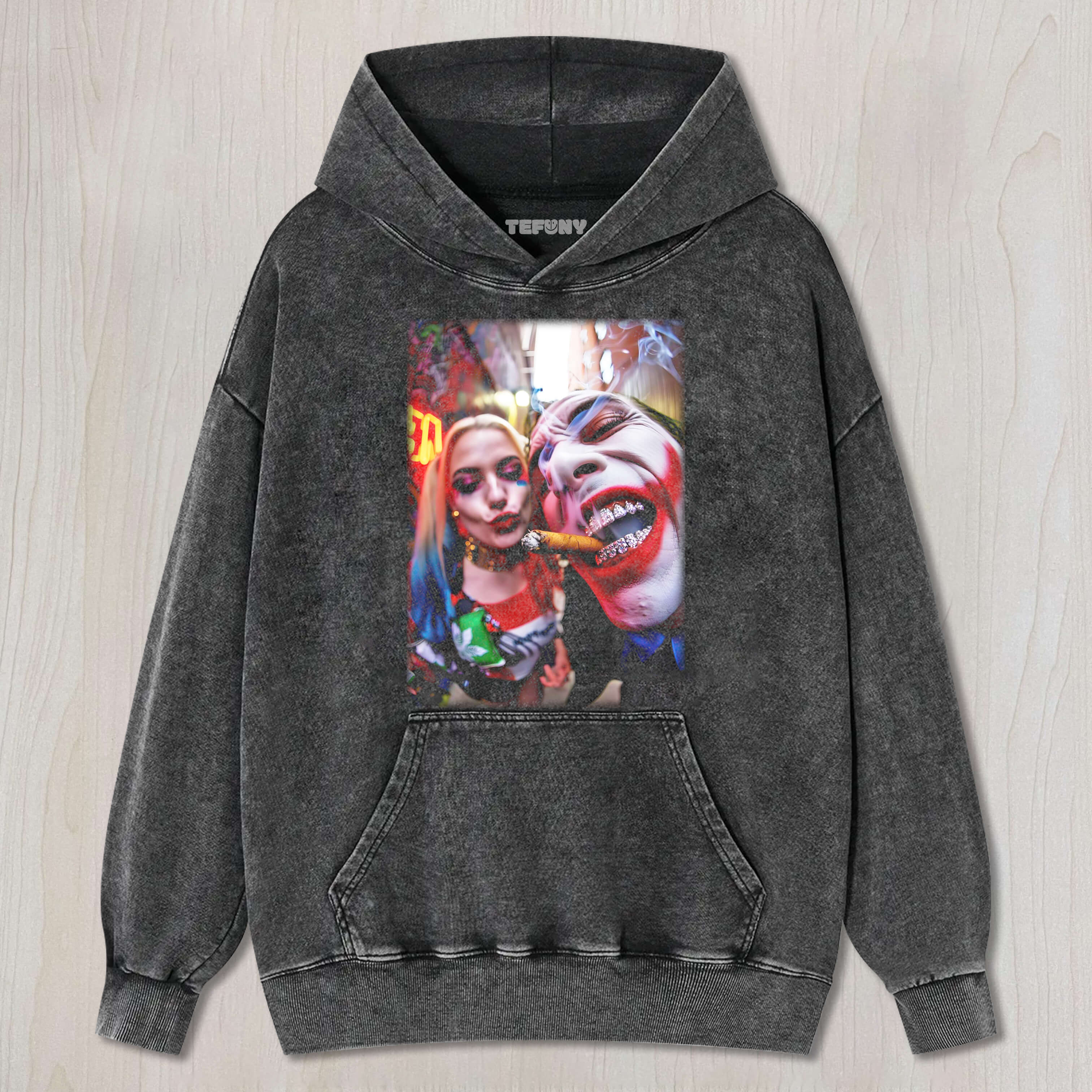 JOKER AND HARLEY QUINN TEE & SWEAT & HOOD