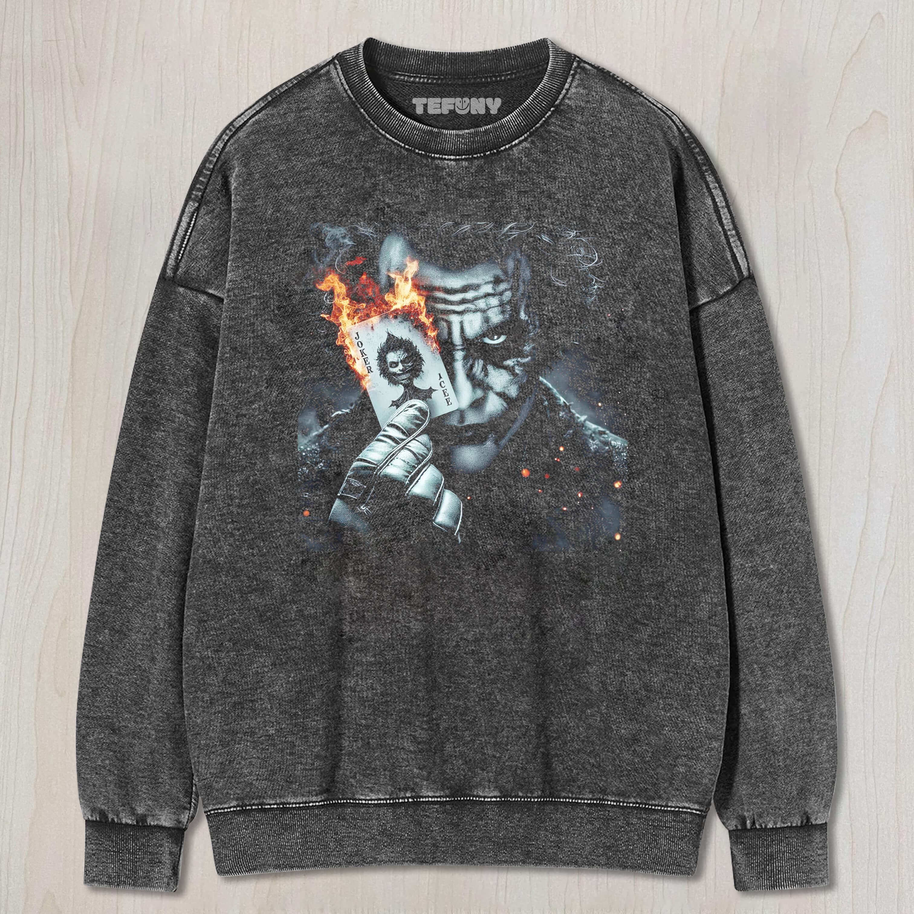 JOKER HOLDING THE JOKER CARD TEE & SWEAT & HOOD
