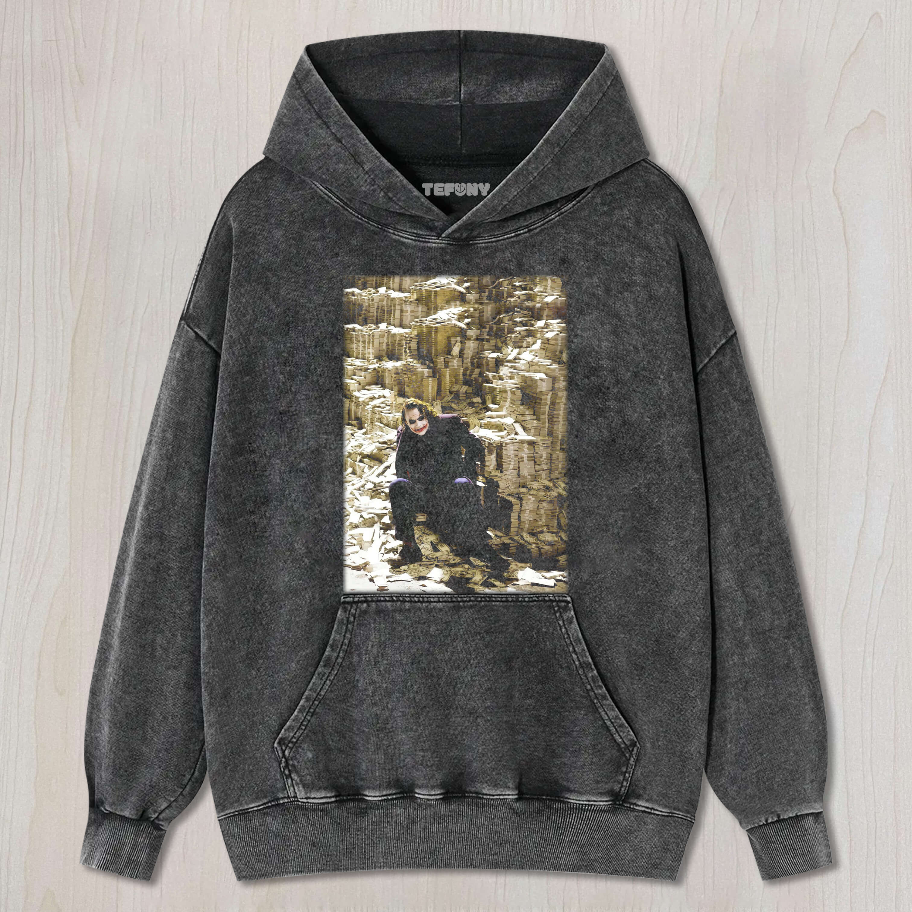 JOKER SITS ON THE MONEY TEE & SWEAT & HOOD