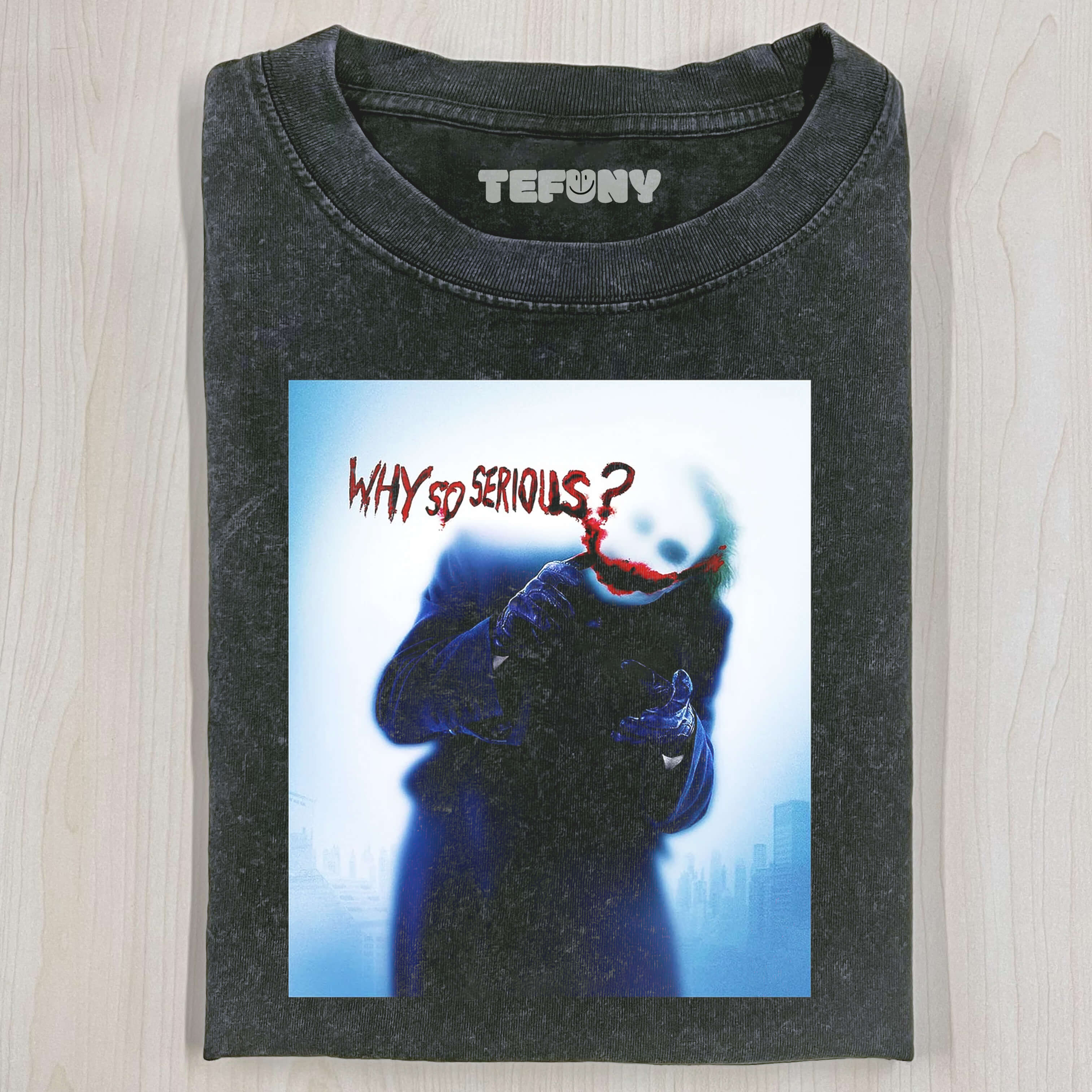 JOKER WHY SO SERIOUS THEMED T-SHIRT