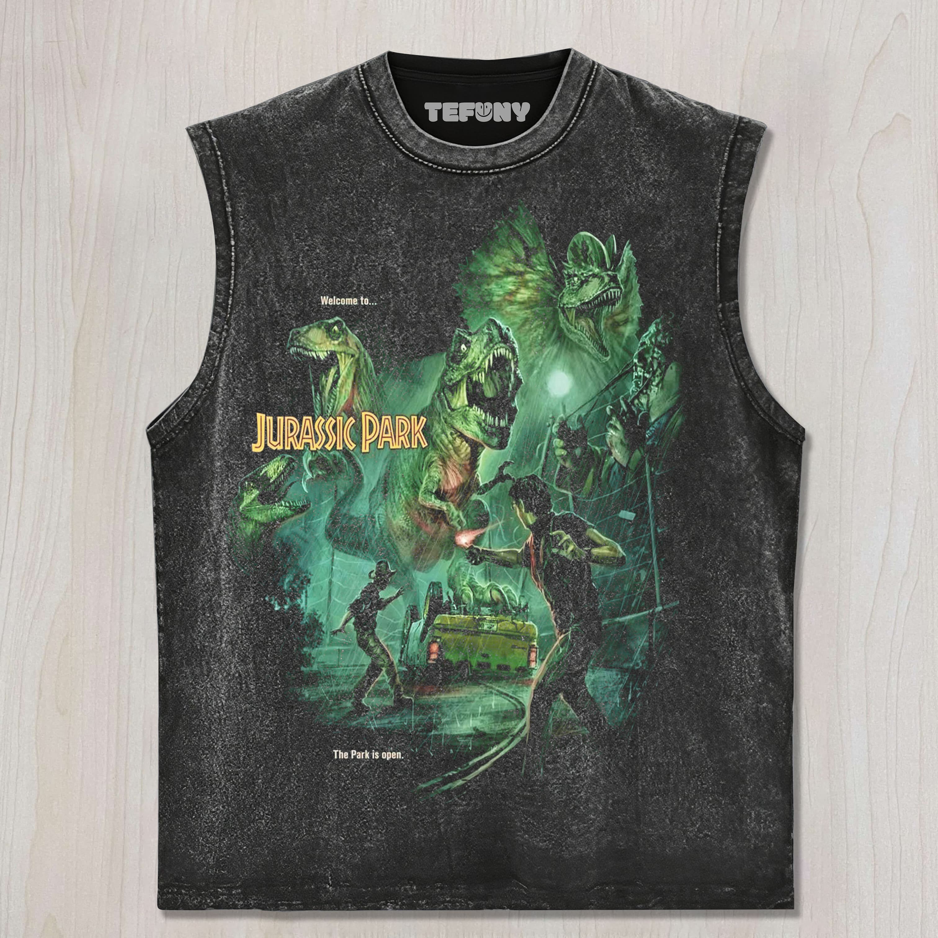 JURASSIC PARK V8 UNISEX TEE, TANK TOP, LAYERED LS, SWEATSHIRT & HOODIE