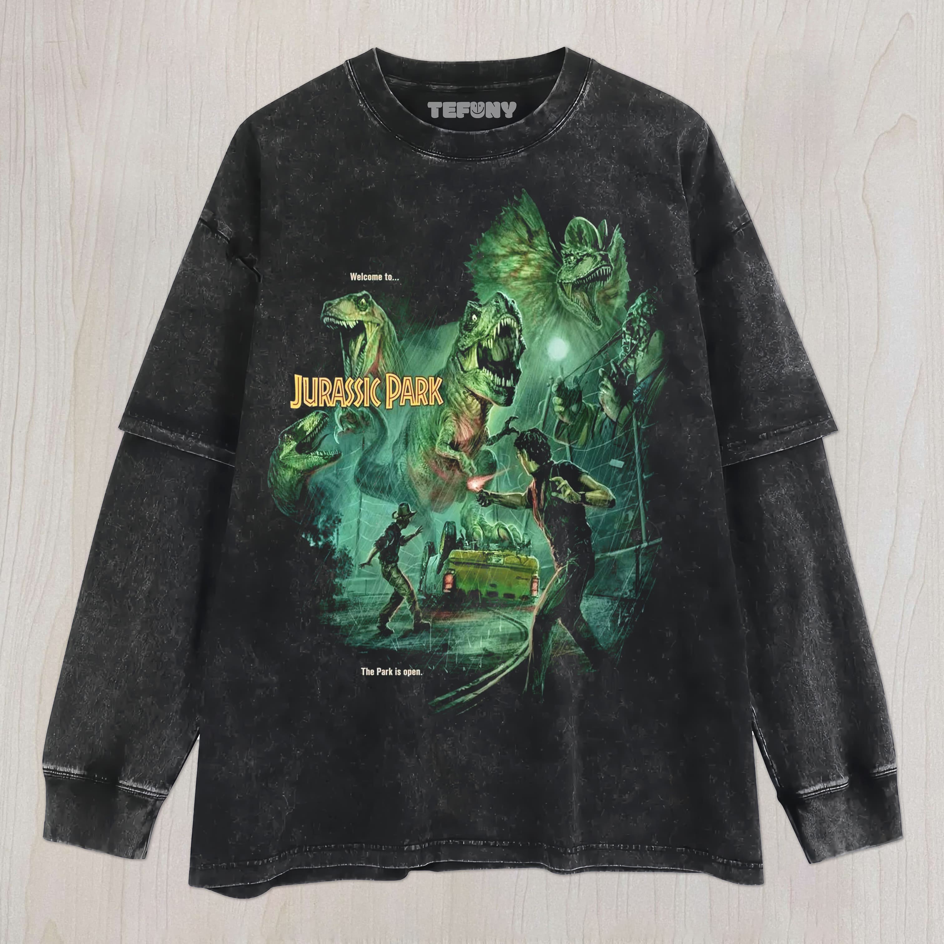 JURASSIC PARK V8 UNISEX TEE, TANK TOP, LAYERED LS, SWEATSHIRT & HOODIE