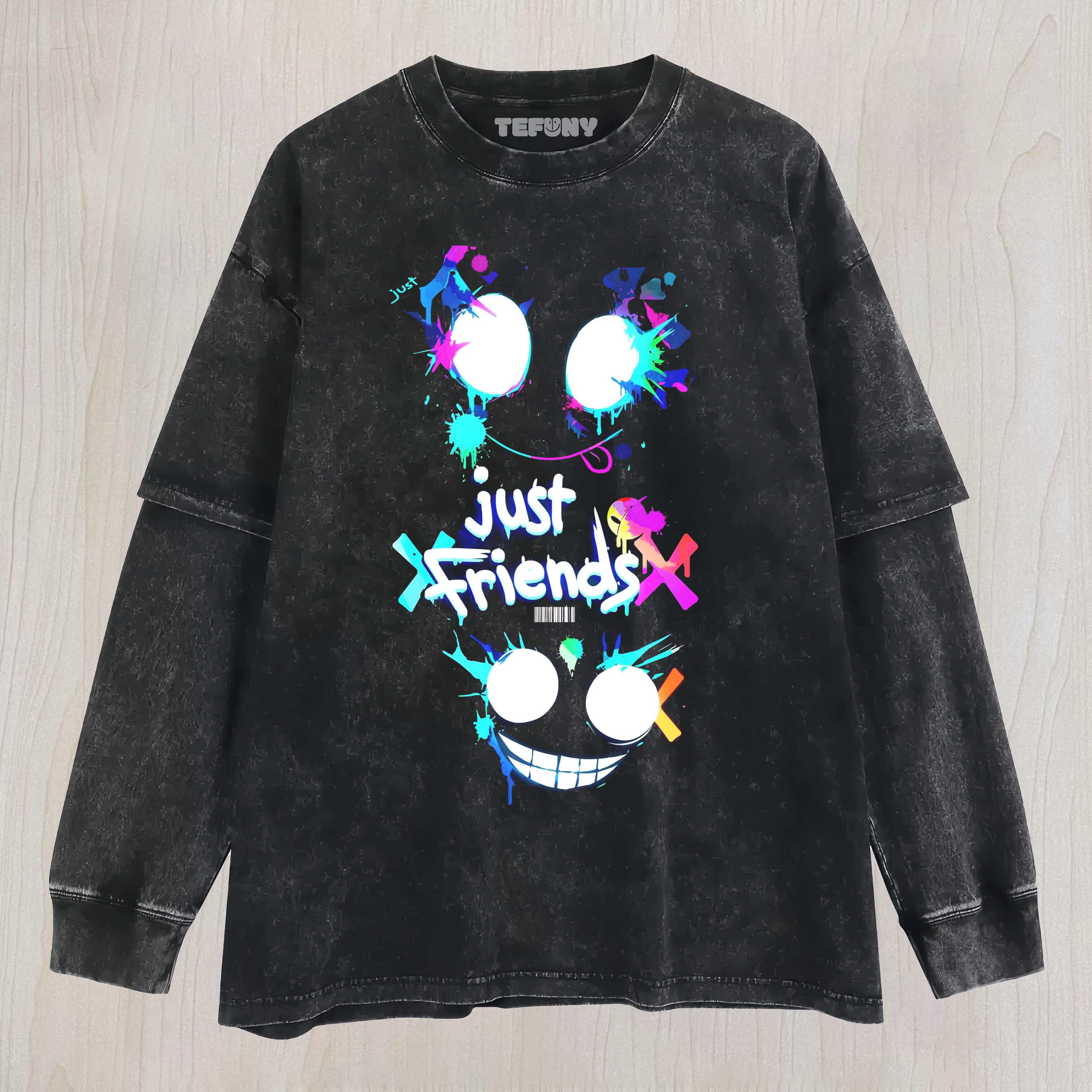 JUST FRIEDNS LAYERED LONG SLEEVE
