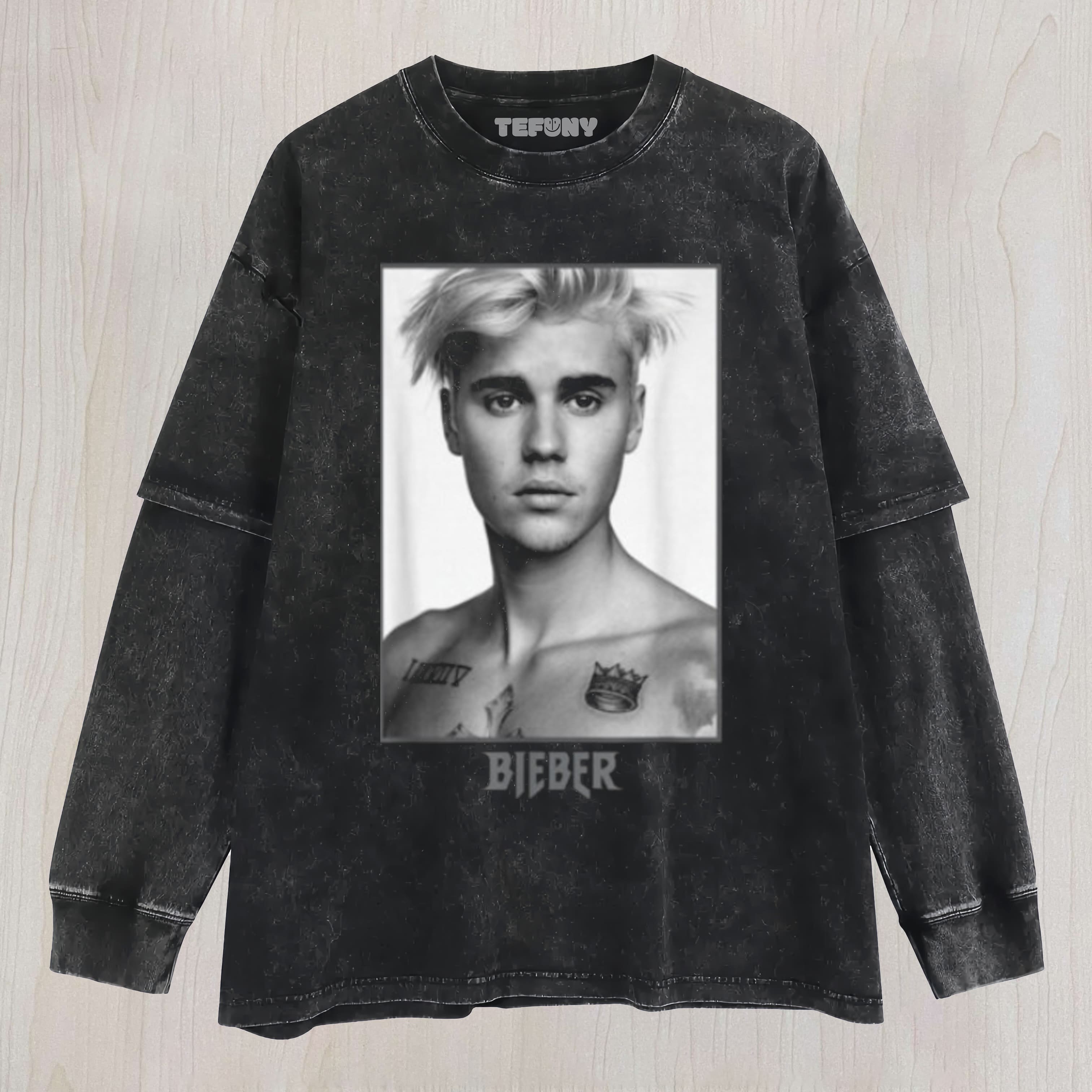 JUSTIN BIEBER6 UNISEX TEE, TANK TOP, LAYERED LS, SWEATSHIRT & HOODIE