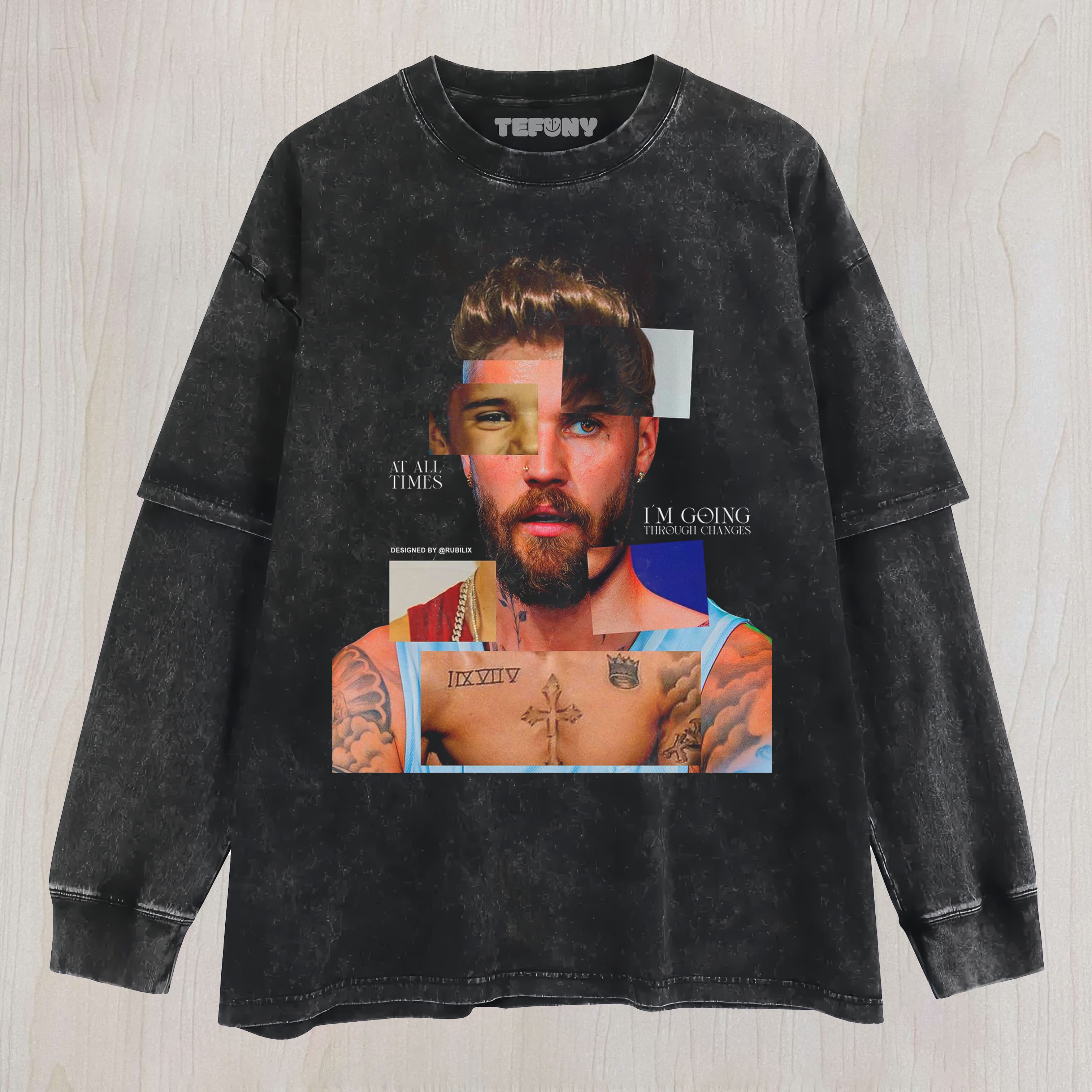 JUSTIN BIEBER V4 TEE UNISEX TEE, TANK TOP, LAYERED LS, SWEATSHIRT & HOODIE