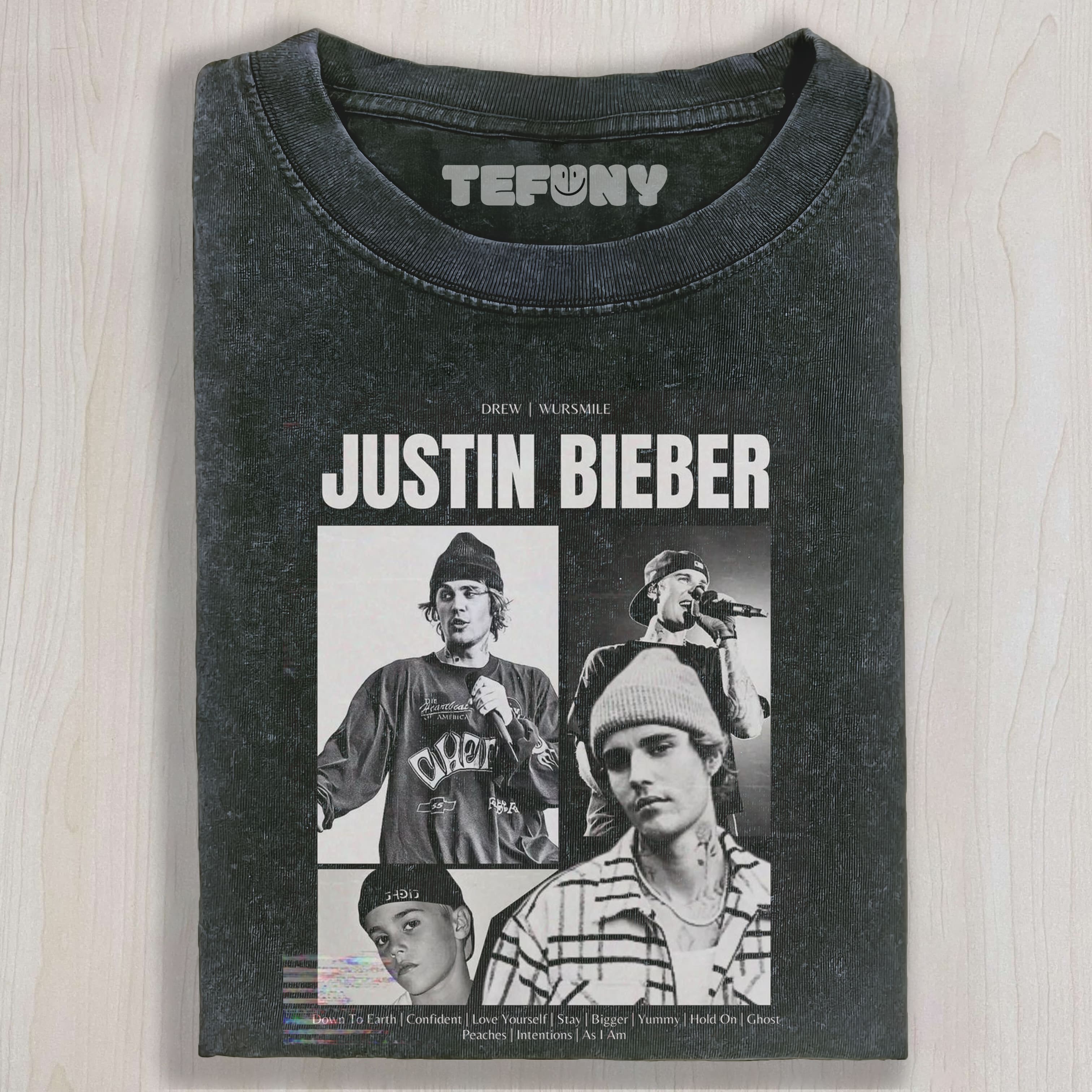 JUSTIN BIEBER V7 TEE UNISEX TEE, TANK TOP, LAYERED LS, SWEATSHIRT & HOODIE