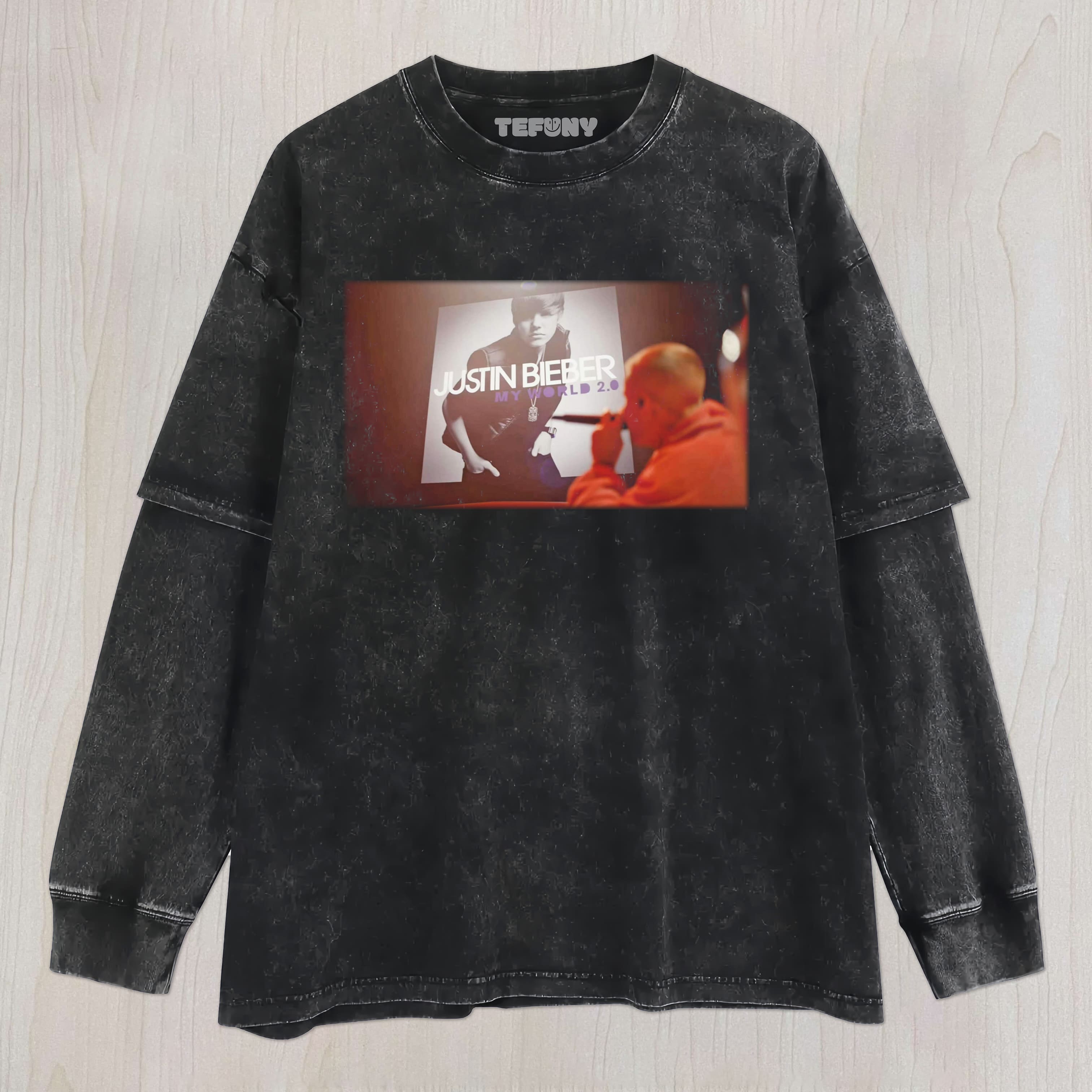 JUSTIN BIEBER V10 UNISEX TEE, TANK TOP, LAYERED LS, SWEATSHIRT & HOODIE