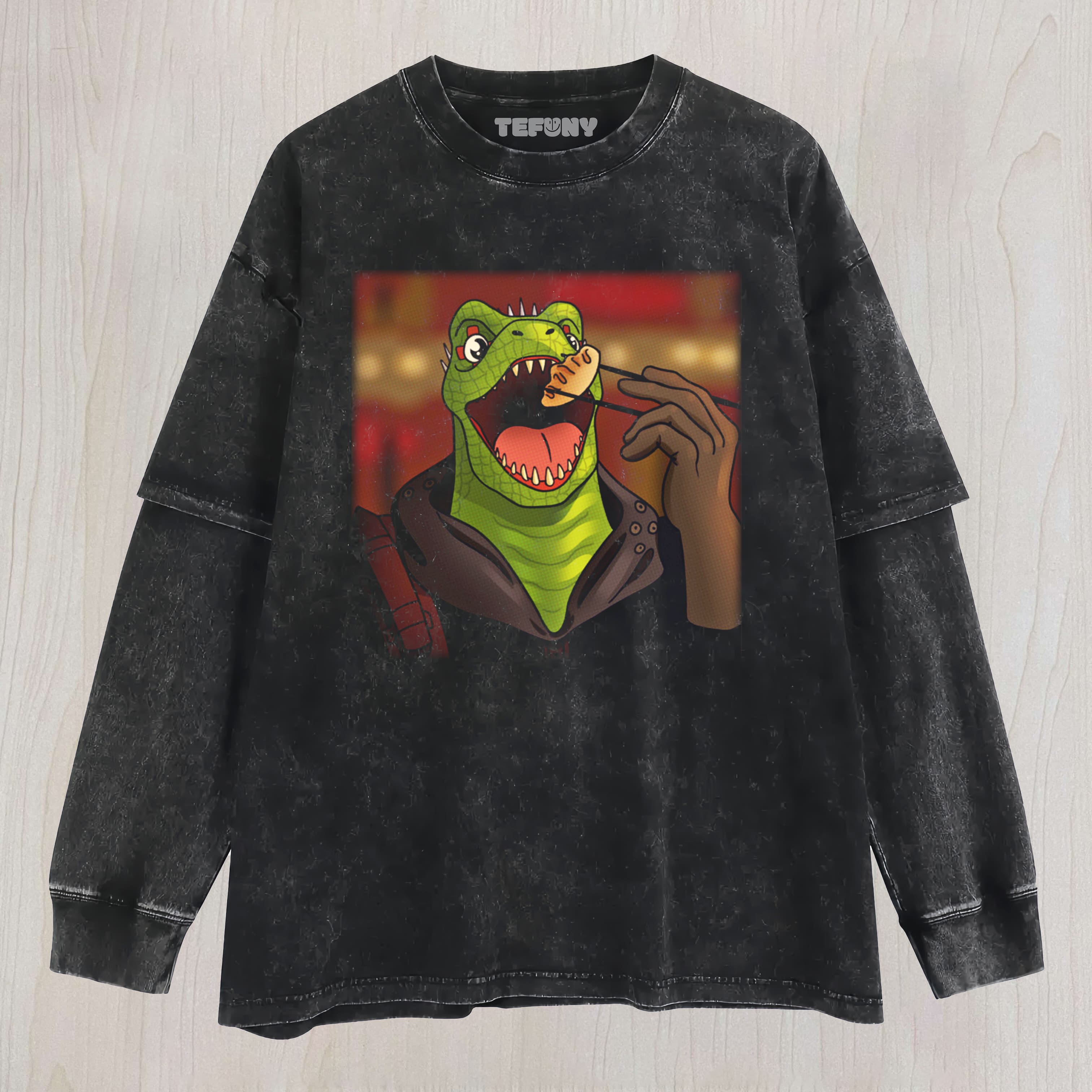 KAIMAN MEME LAYERED LONG SLEEVE