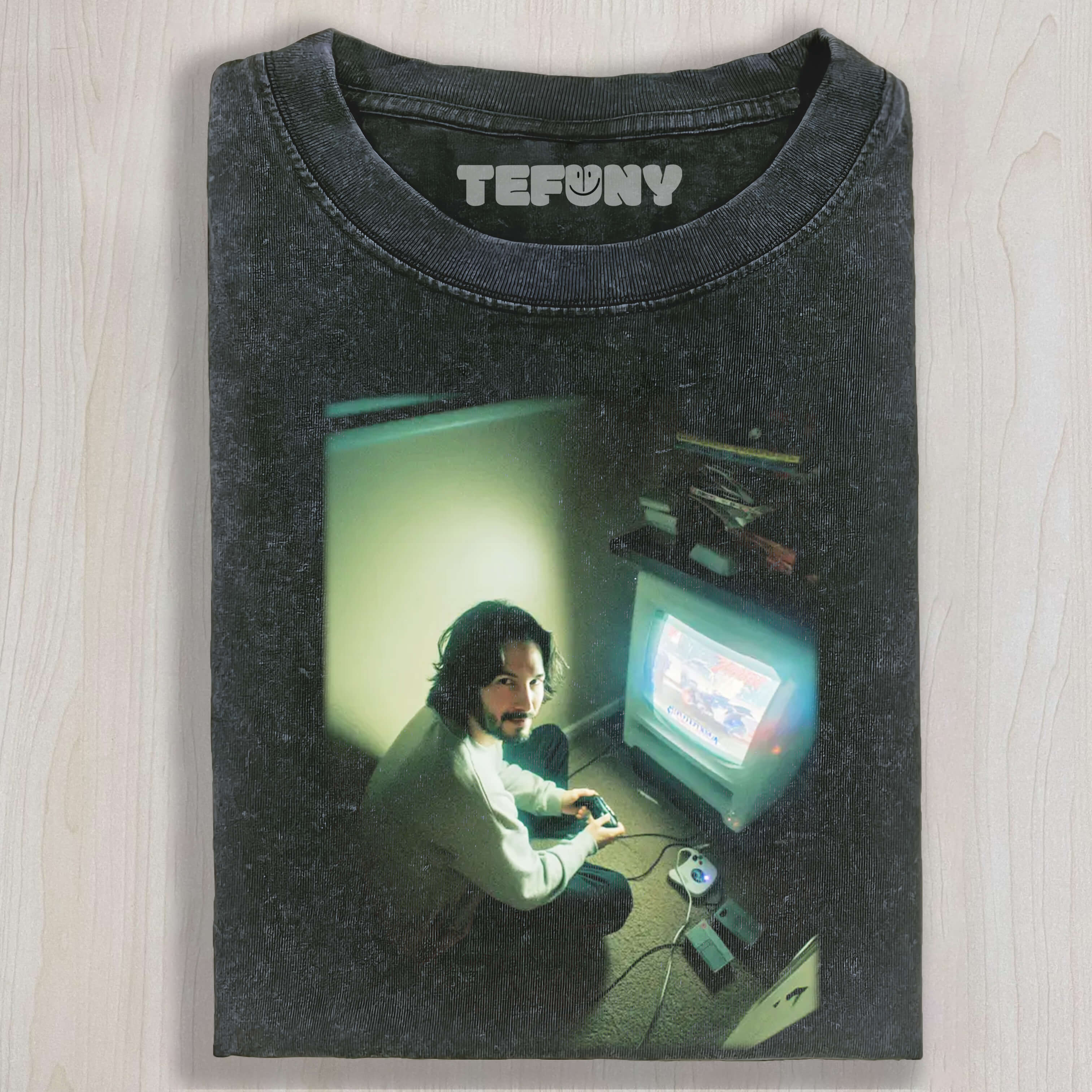 KEANU REEVES PLAYS RETRO GAMES TEE & SWEAT & HOOD