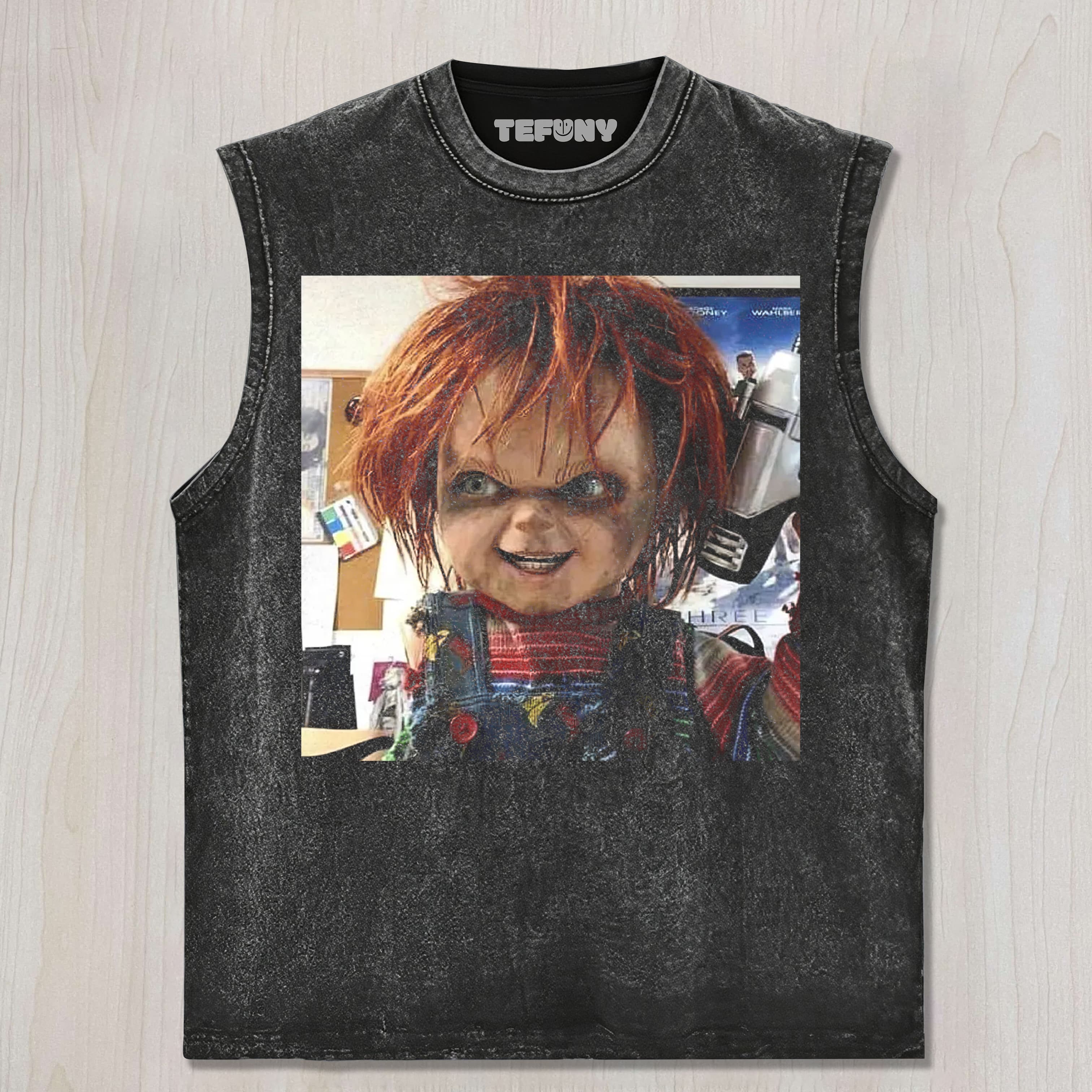 KILLER DOLL HORROR UNISEX TEE, TANK TOP, LAYERED LS, SWEATSHIRT & HOODIE