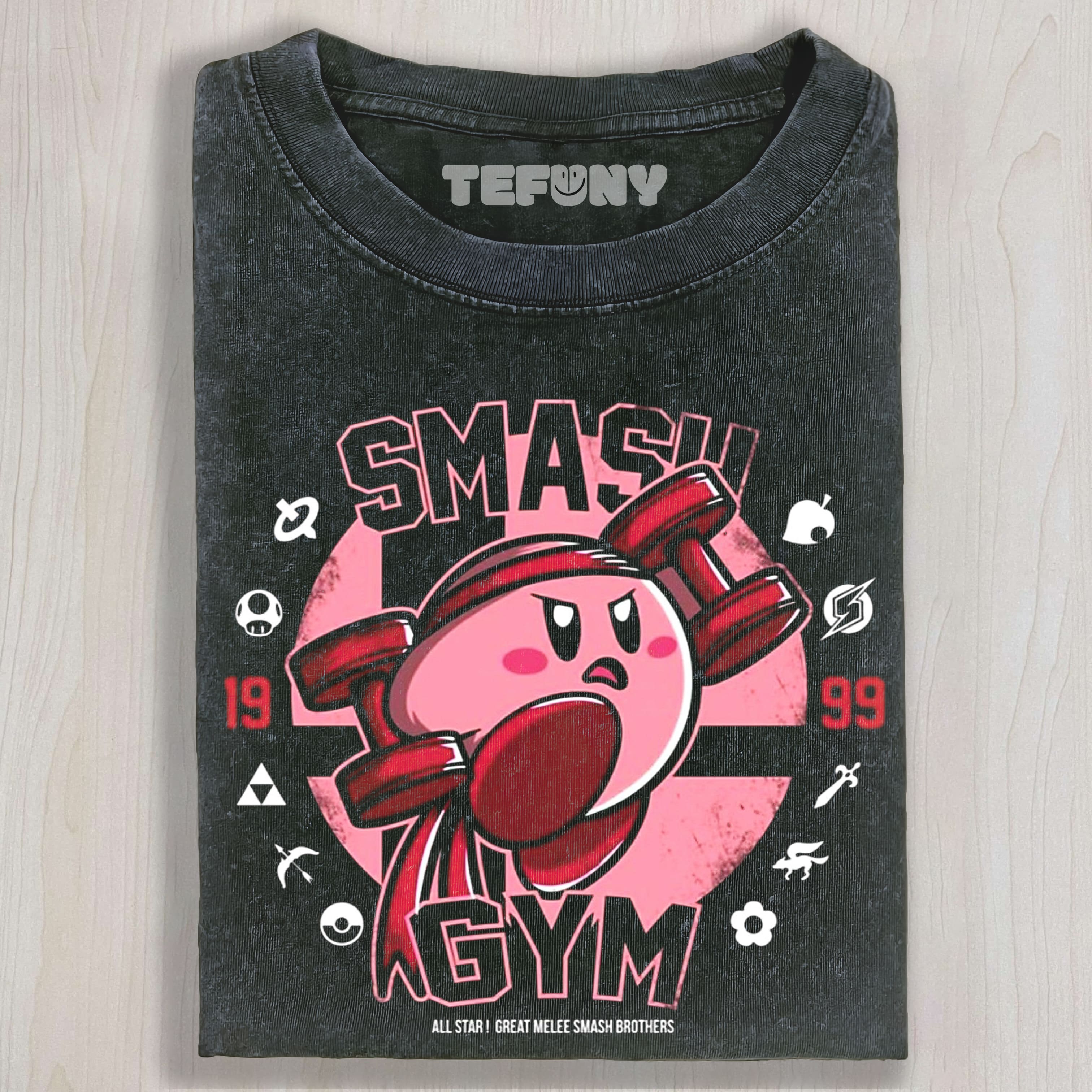 KIRBY SMASH GYM UNISEX TEE, TANK TOP, LAYERED LS, SWEATSHIRT & HOODIE