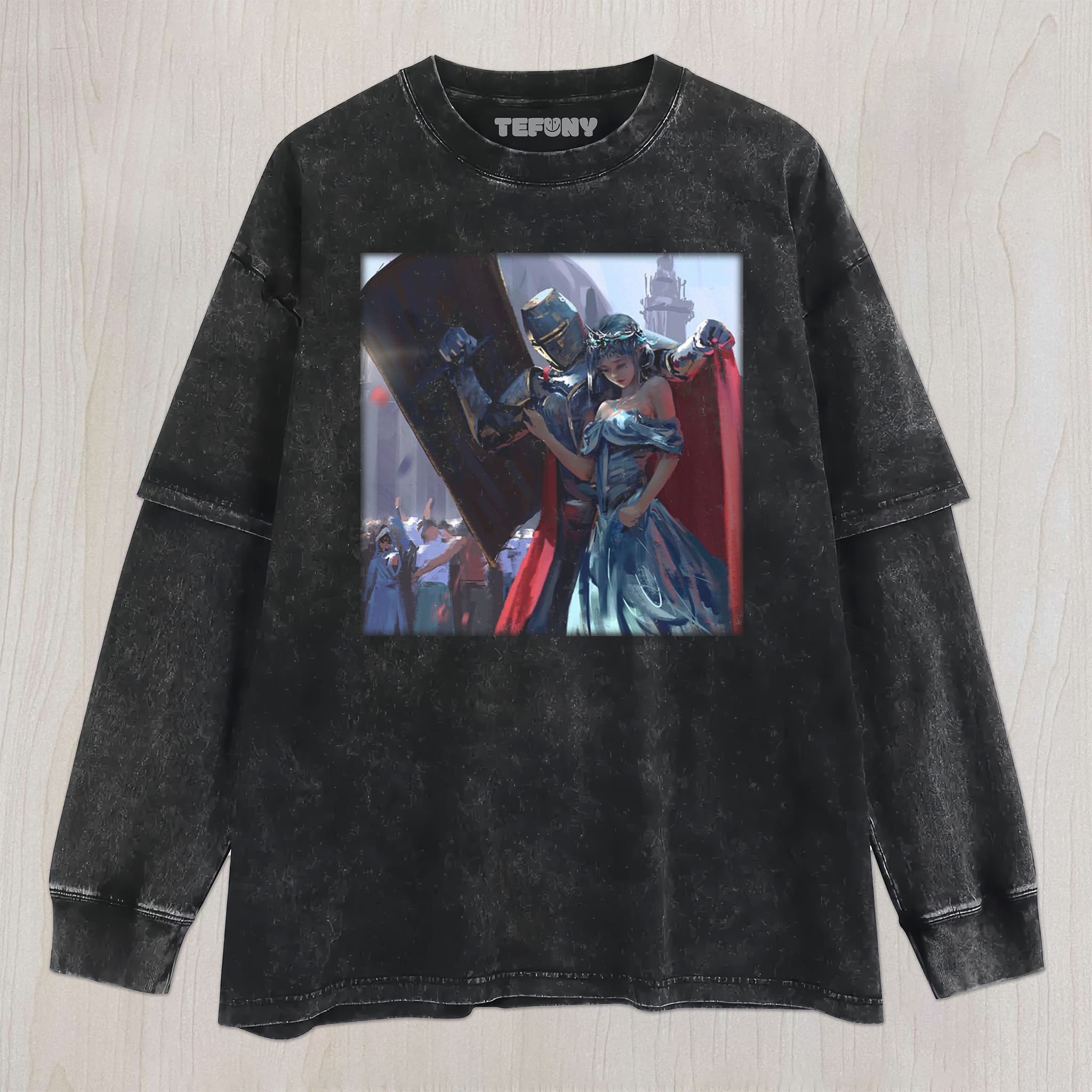 KNIGHT AND PRINCESS UNISEX TEE, TANK TOP, LAYERED LS, SWEATSHIRT & HOODIE