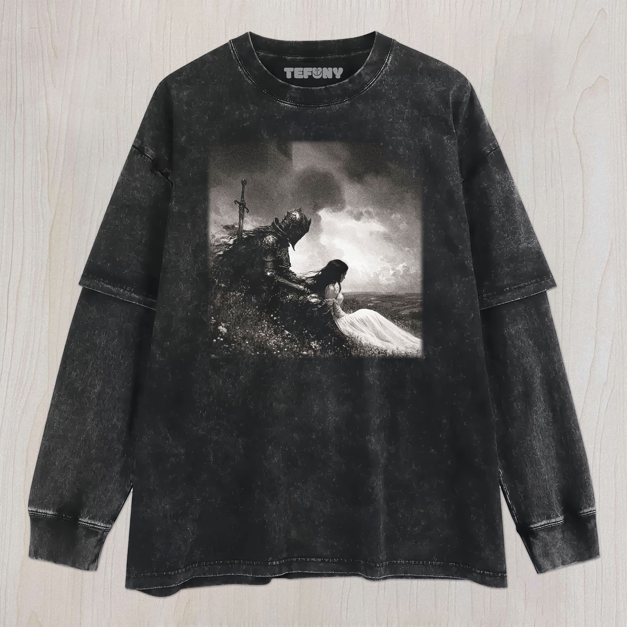 KNIGHT AND PRINCESS V5 UNISEX TEE, TANK TOP, LAYERED LS, SWEATSHIRT & HOODIE
