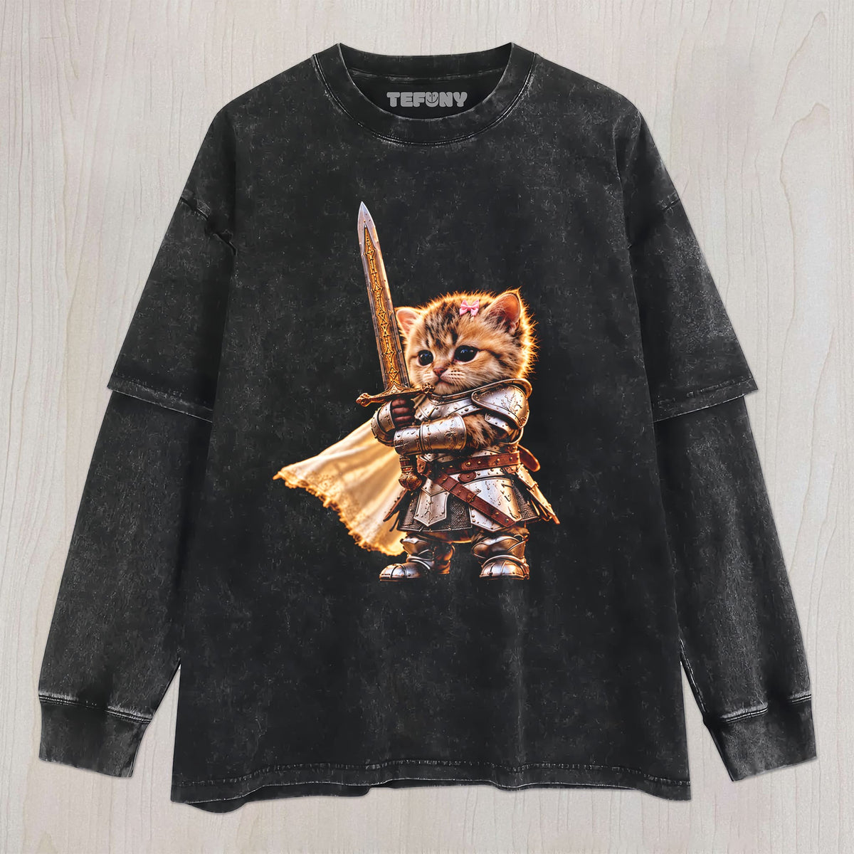 KNIGHT CAT V2 UNISEX TEE, TANK TOP, LAYERED LS, SWEATSHIRT & HOODIE