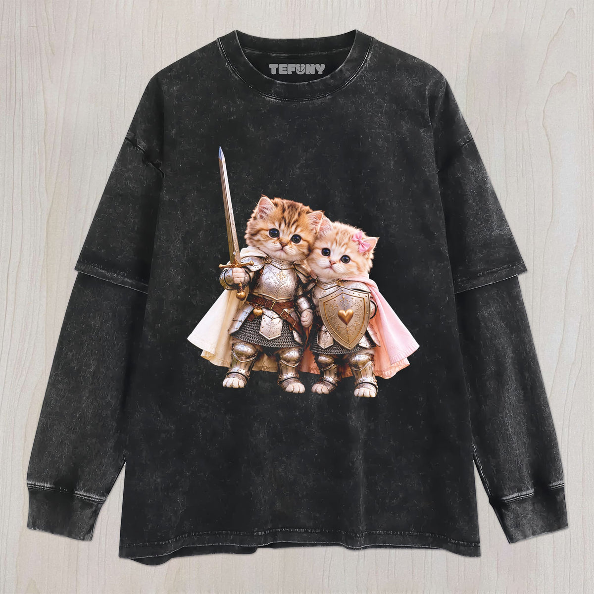 KNIGHT CAT V4 UNISEX TEE, TANK TOP, LAYERED LS, SWEATSHIRT & HOODIE