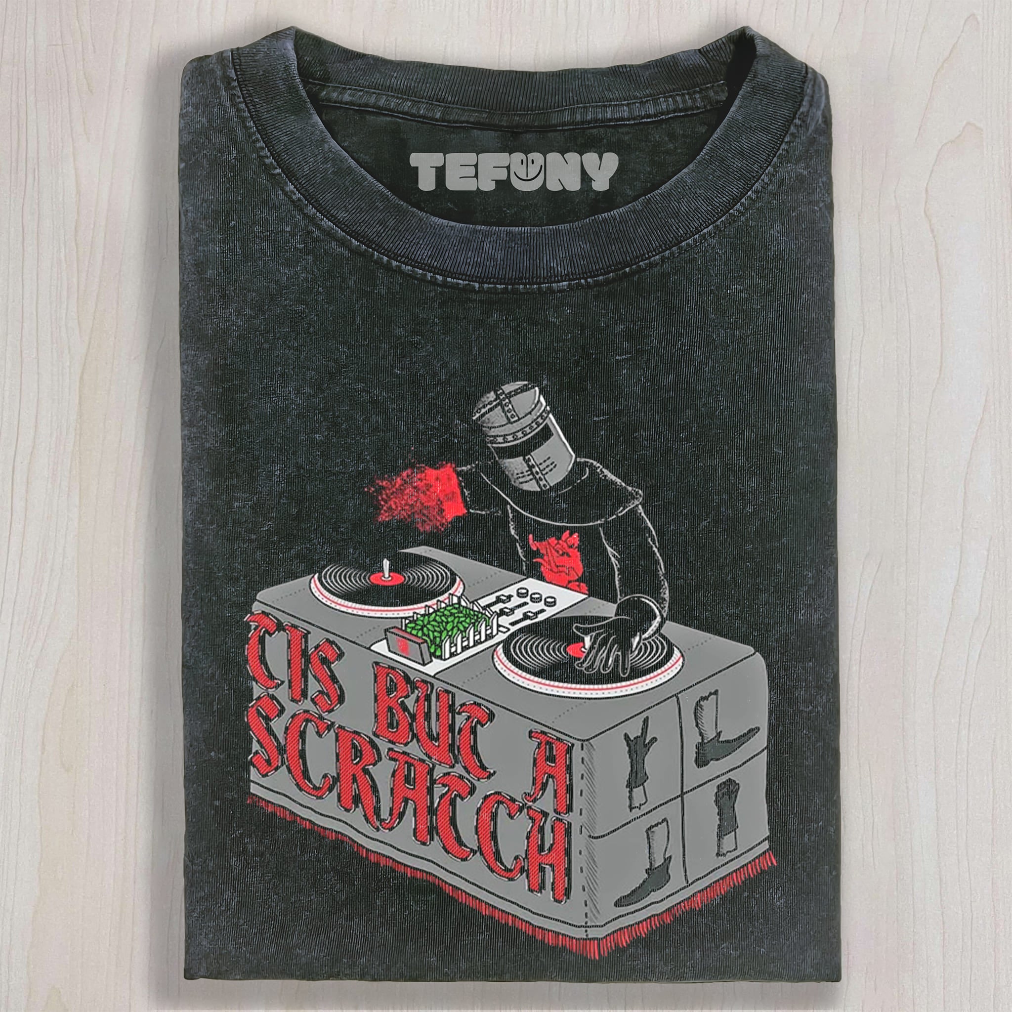 KNIGHT OF THE TURNTABLE UNISEX TEE, TANK TOP, LAYERED LS, SWEATSHIRT & HOODIE