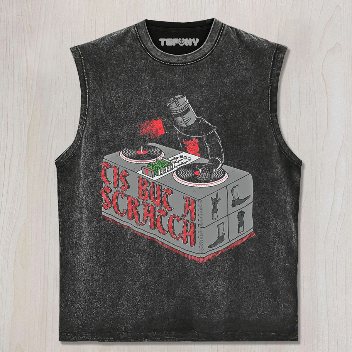 KNIGHT OF THE TURNTABLE UNISEX TEE, TANK TOP, LAYERED LS, SWEATSHIRT & HOODIE