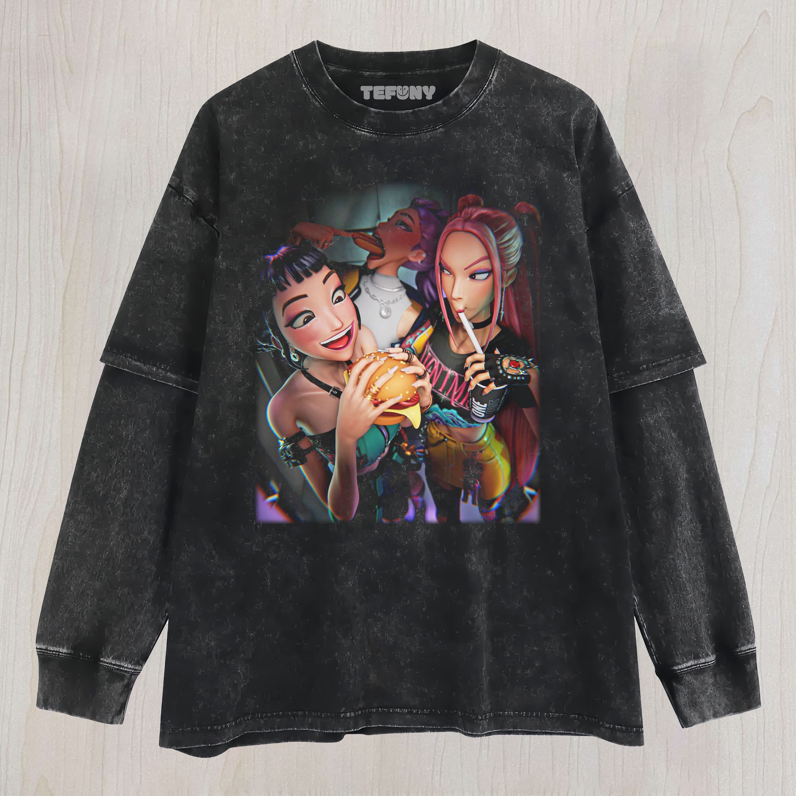 KPOP DEMON HUNTERS LAYERED LONG SLEEVE
