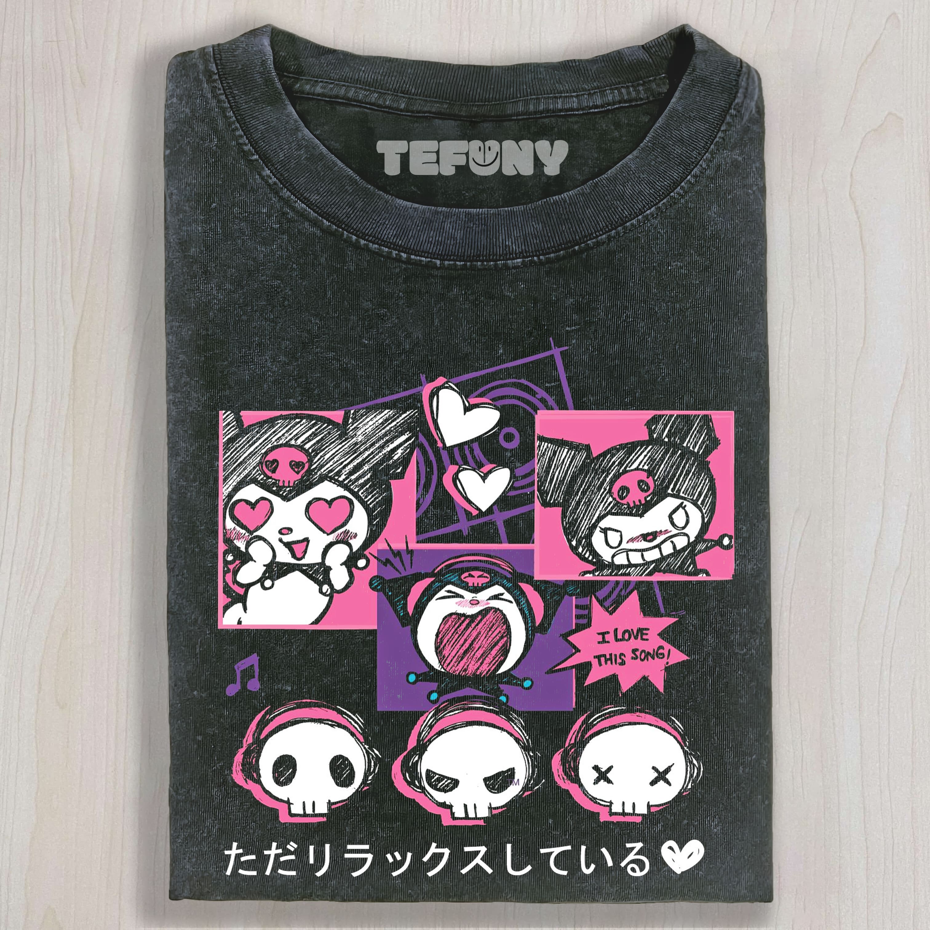 KUROMI UNISEX TEE, TANK TOP, LAYERED LS, SWEATSHIRT & HOODIE