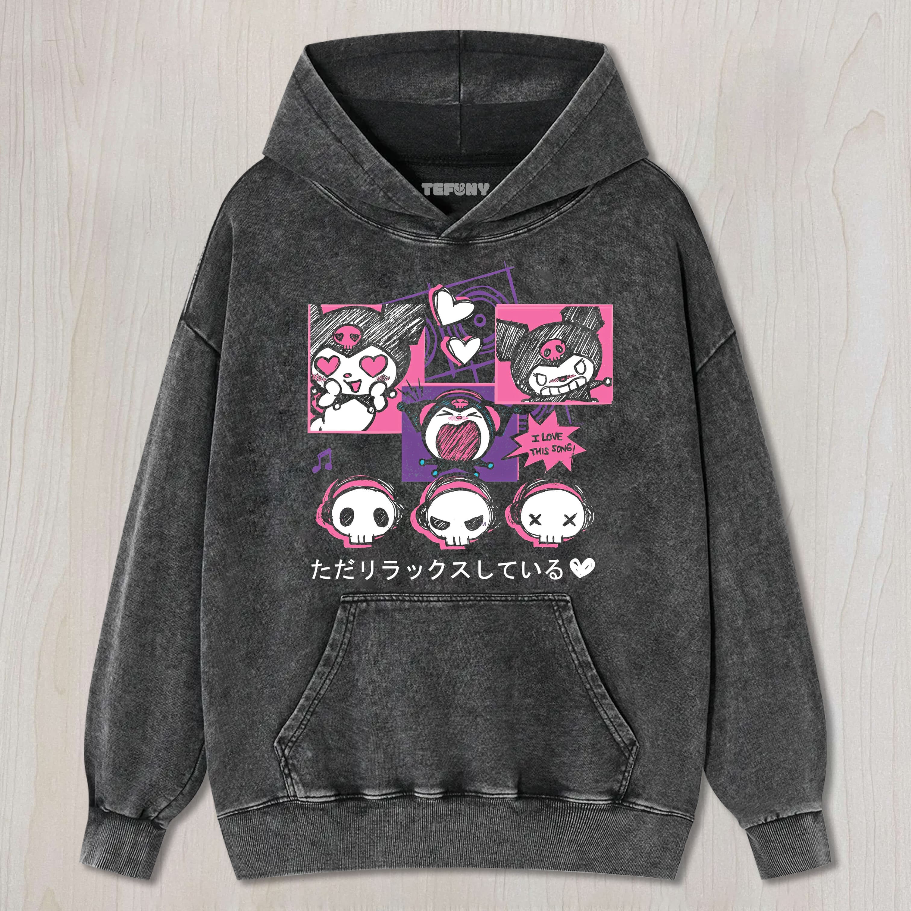 KUROMI UNISEX TEE, TANK TOP, LAYERED LS, SWEATSHIRT & HOODIE