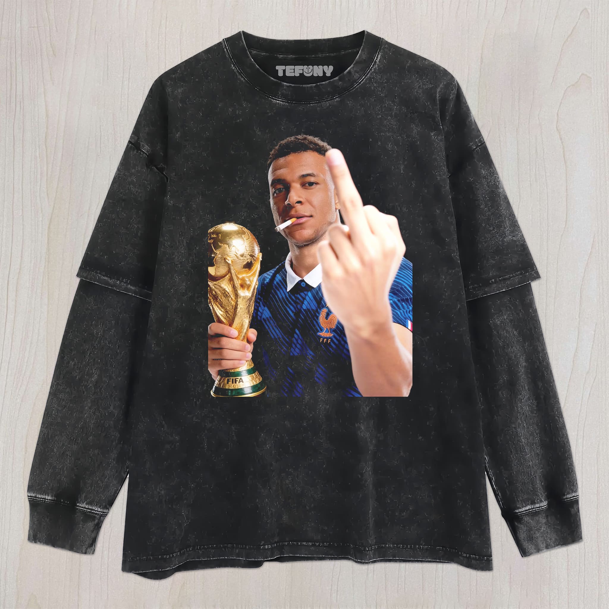 KYLIAN MBAPPÉ UNISEX TEE, TANK TOP, LAYERED LS, SWEATSHIRT & HOODIE