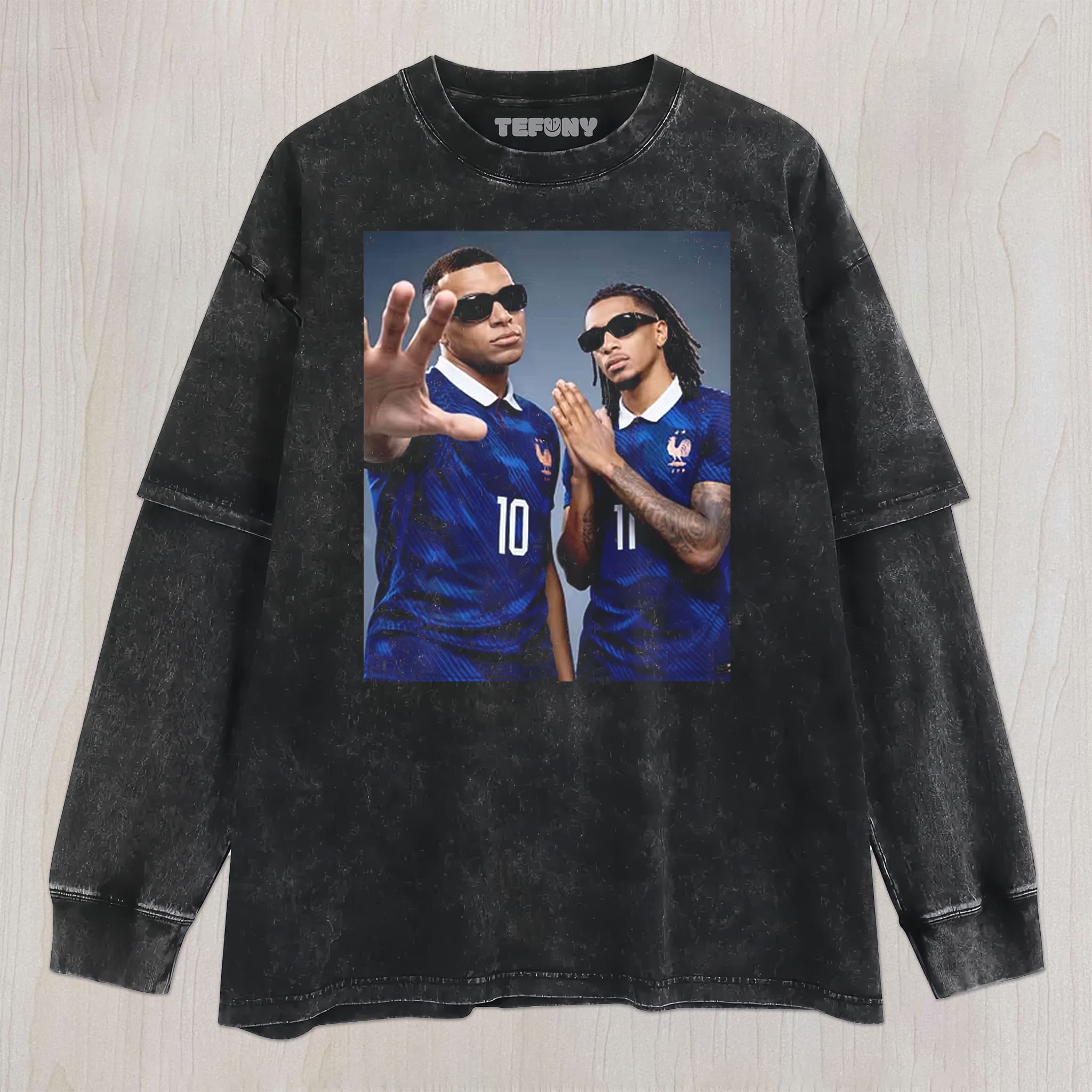 KYLIAN MBAPPE V17 UNISEX TEE, TANK TOP, LAYERED LS, SWEATSHIRT & HOODIE