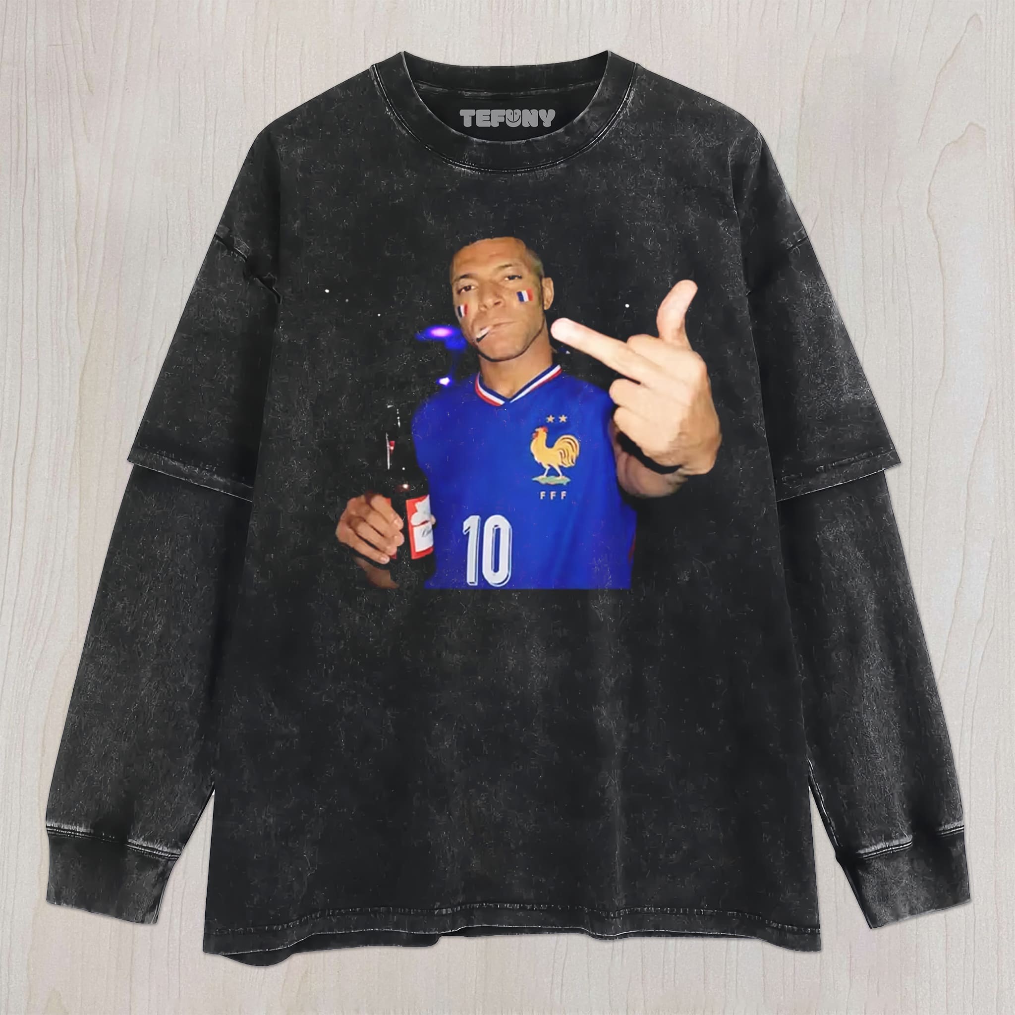 KYLIAN MBAPPE V4 UNISEX TEE, TANK TOP, LAYERED LS, SWEATSHIRT & HOODIE