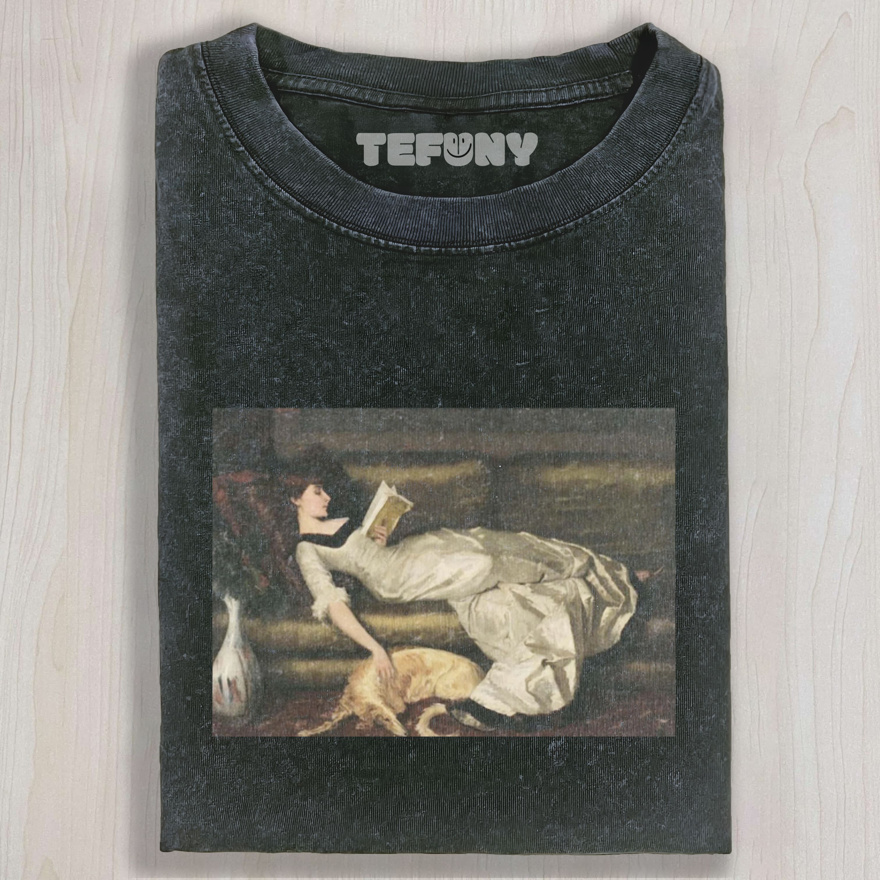 LADY RECLINING ON COUCH TEE & SWEAT & HOOD