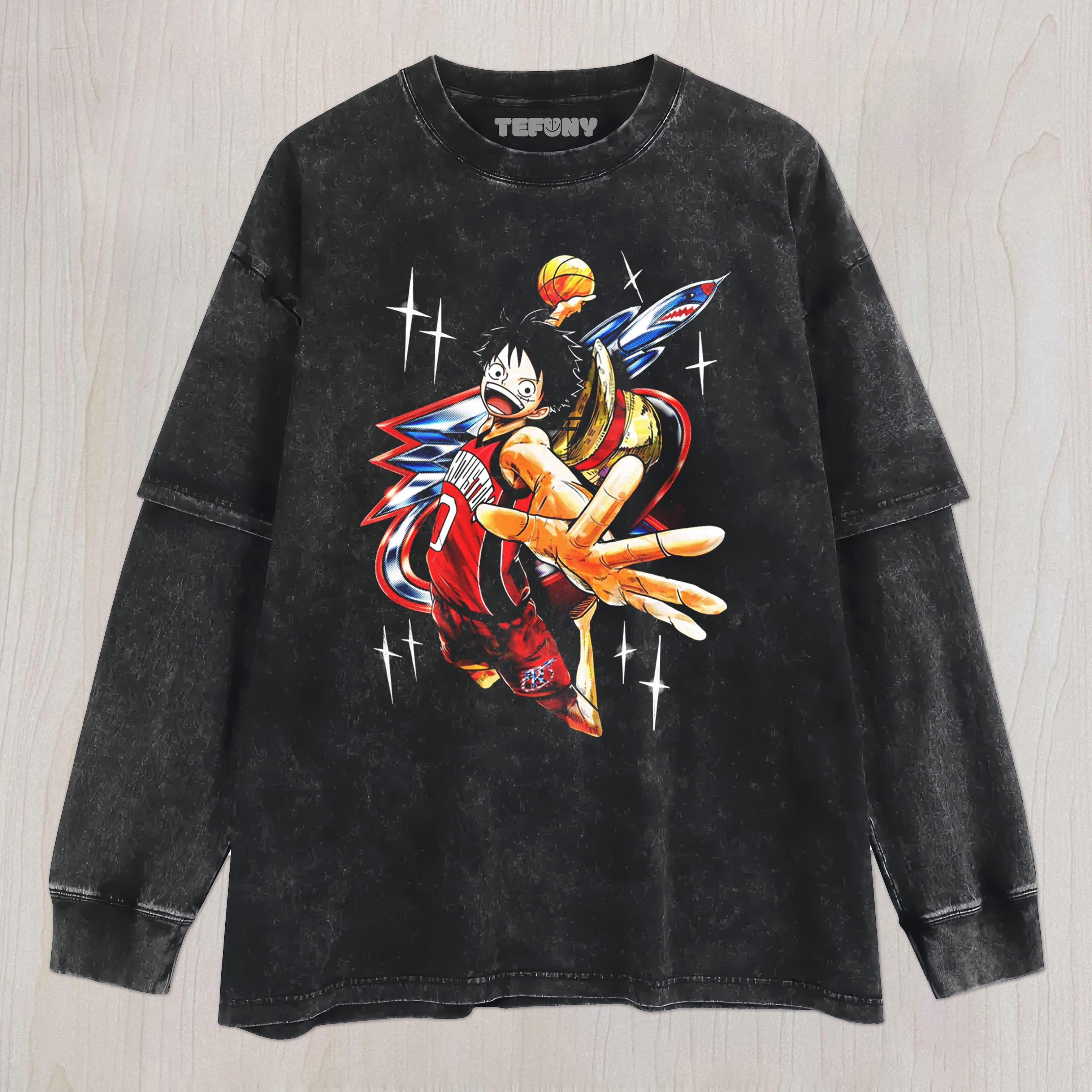 LAKERS LUFFY UNISEX TEE, TANK TOP, LAYERED LS, SWEATSHIRT & HOODIE