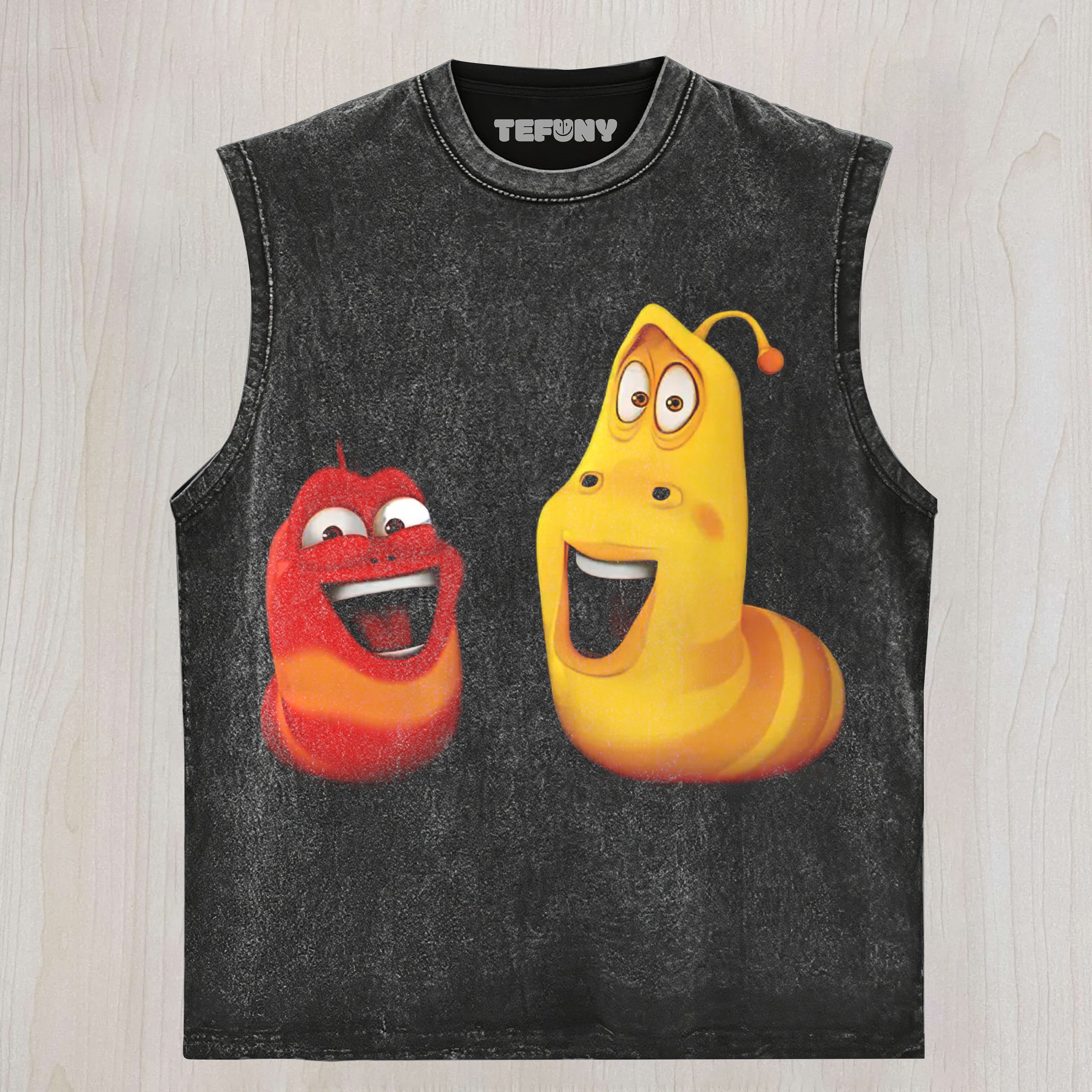 LARVA DUO VINTAGE UNISEX TEE, TANK TOP, LAYERED LS, SWEATSHIRT & HOODIE