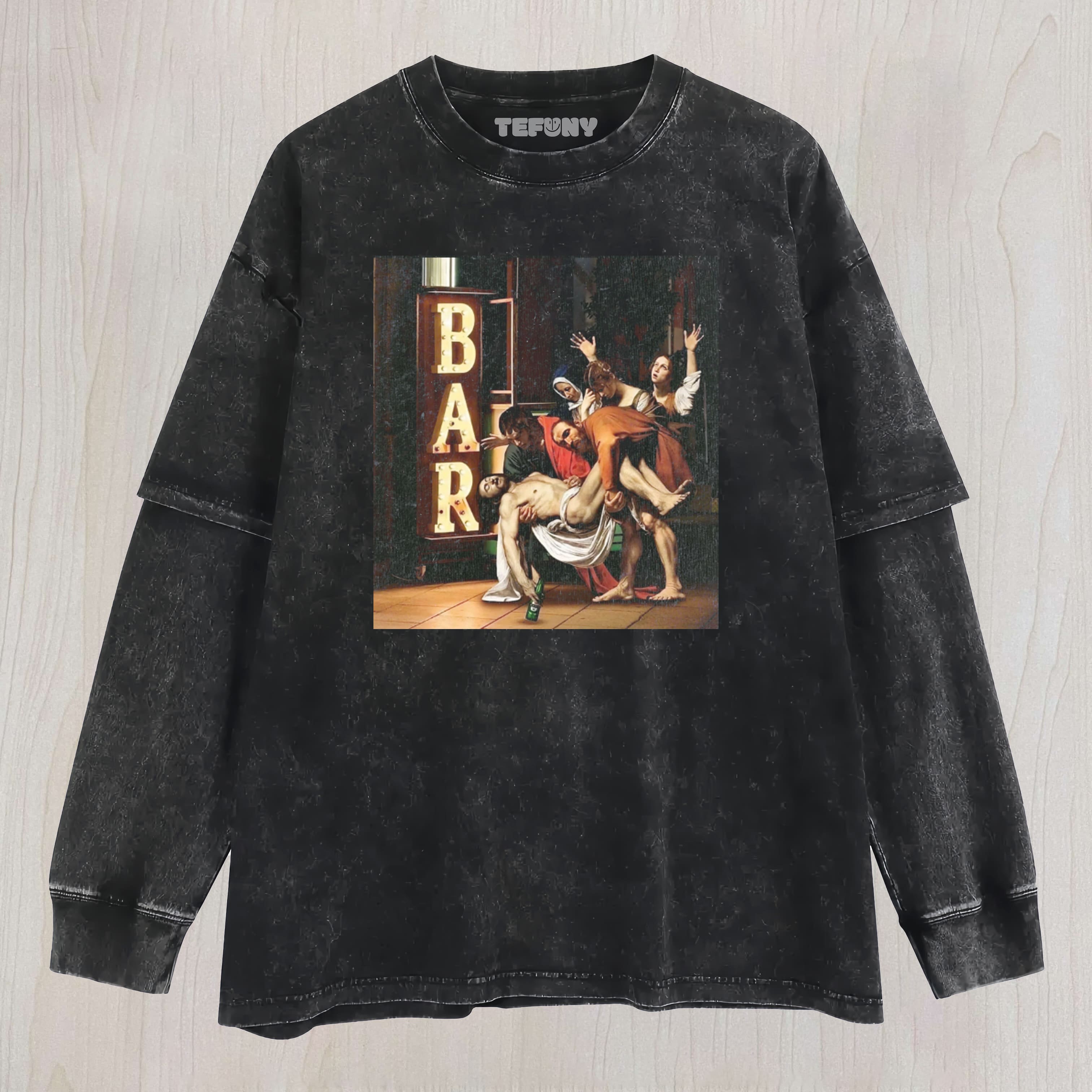 LAST PARTY IN ST BAR  LAYERED LONG SLEEVE