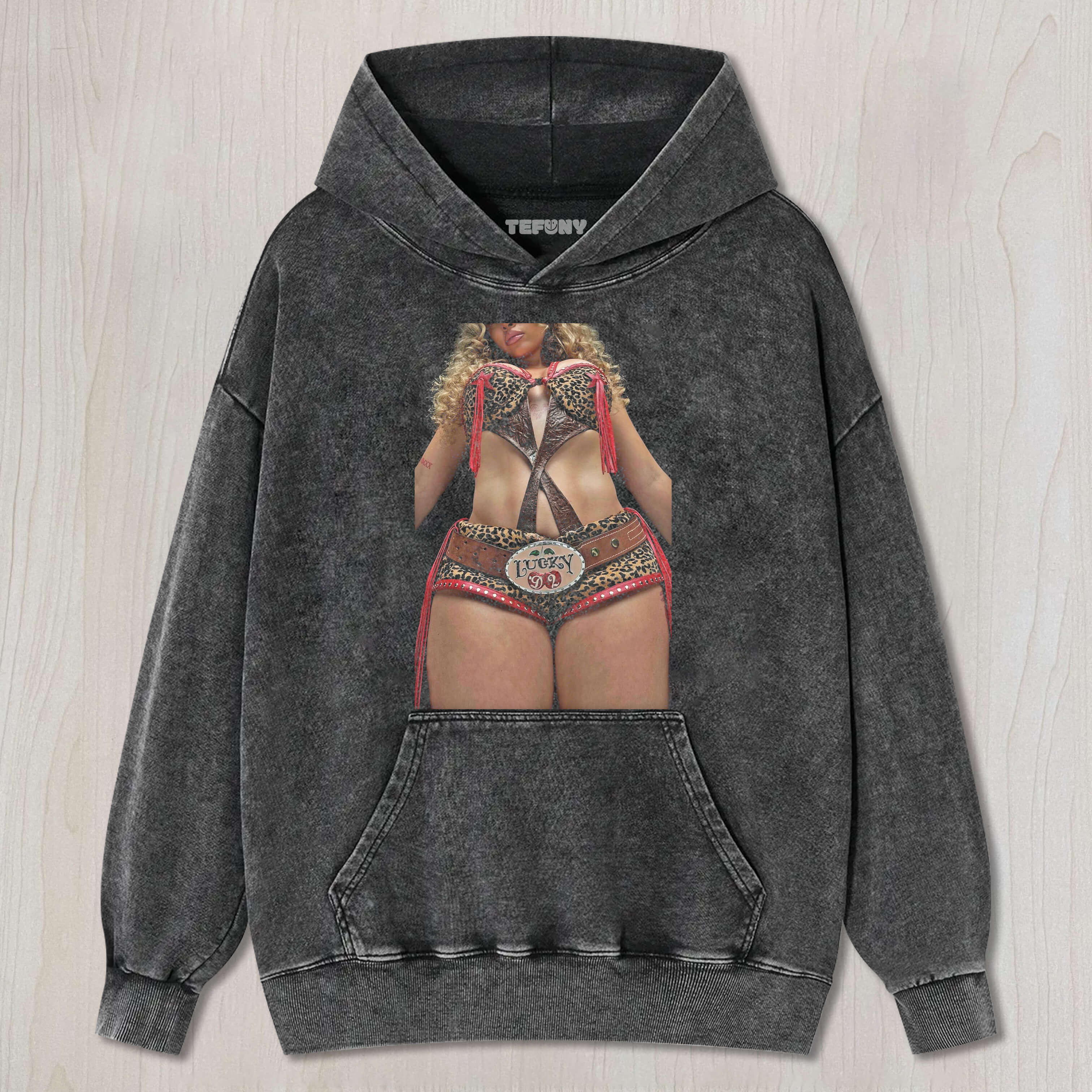 LATTO WEARING A BIKINI T-SHIRT