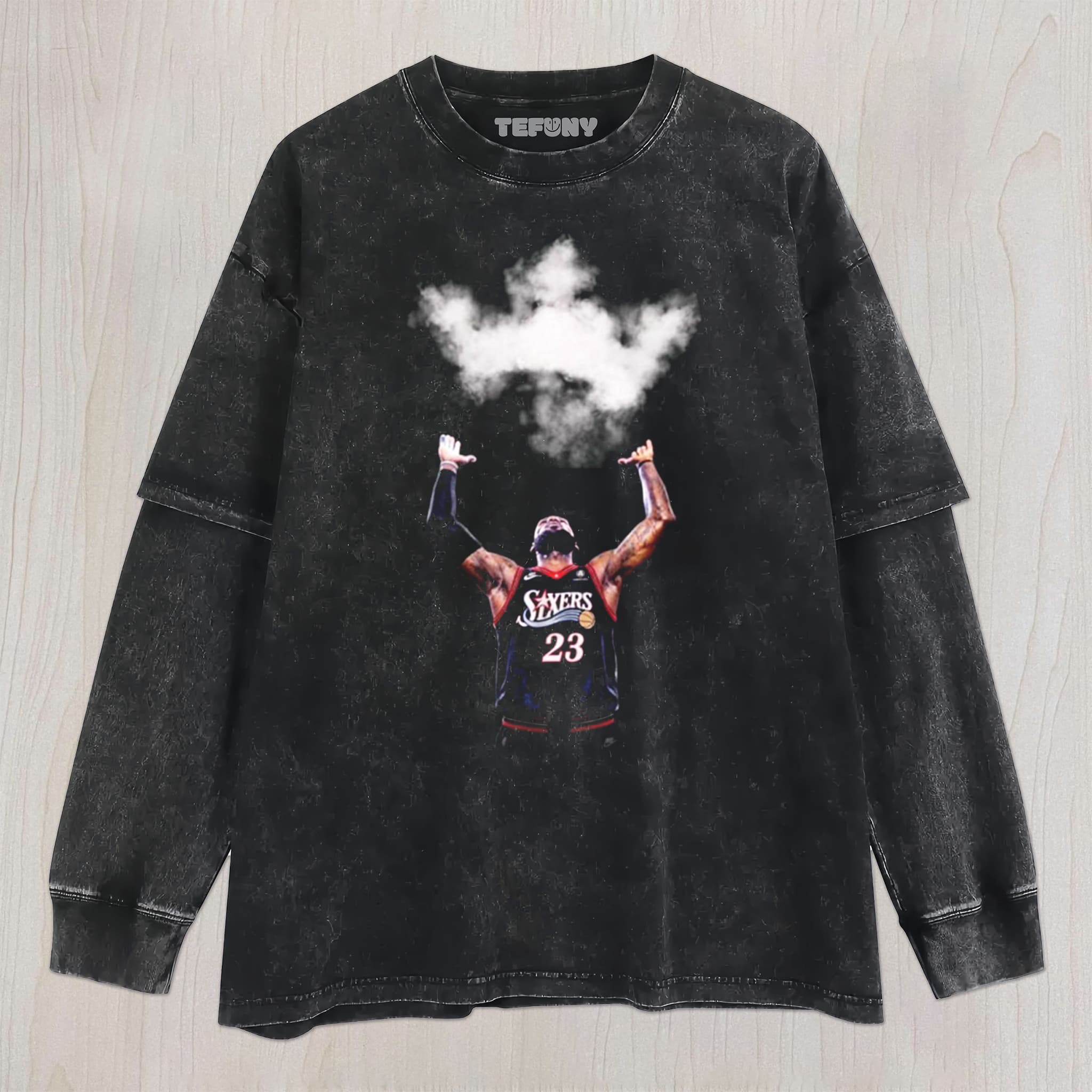 LEBRON JAMES-76ERS UNISEX TEE, TANK TOP, LAYERED LS, SWEATSHIRT & HOODIE