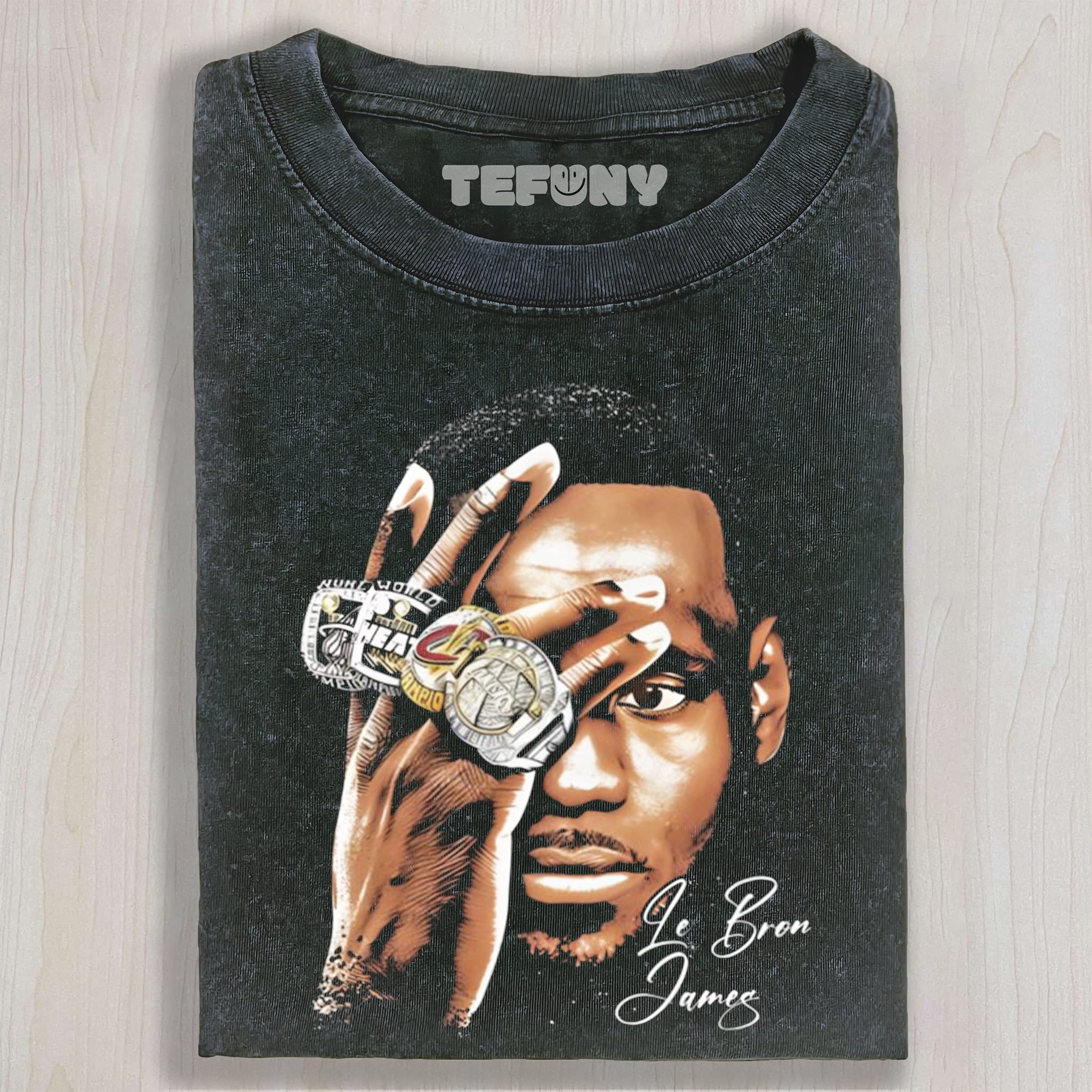 LEBRON JAMES 4 RING UNISEX TEE, TANK TOP, LAYERED LS, SWEATSHIRT & HOODIE