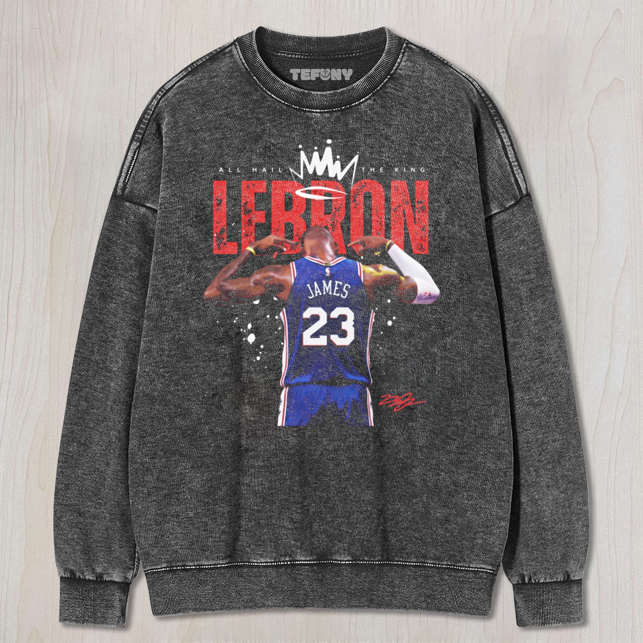 LEBRON JAMES THE KING UNISEX TEE, TANK TOP, LAYERED LS, SWEATSHIRT & HOODIE
