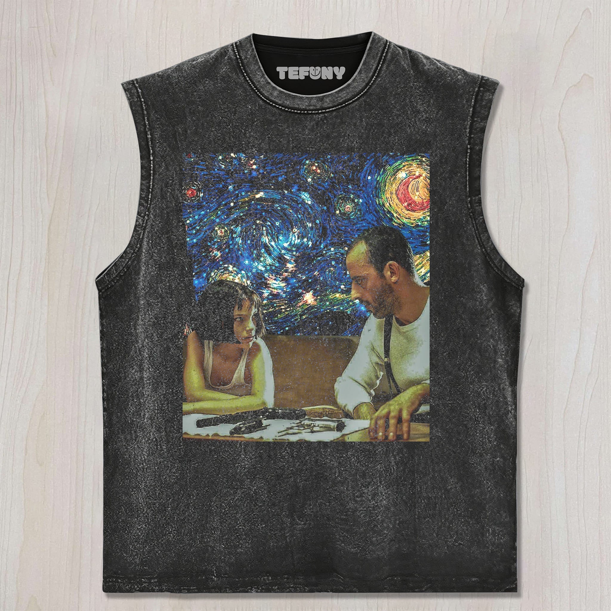 LÉON THE PROFESSIONAL (STARRY NIGHT) UNISEX TEE, TANK TOP, LAYERED LS, SWEATSHIRT & HOODIE