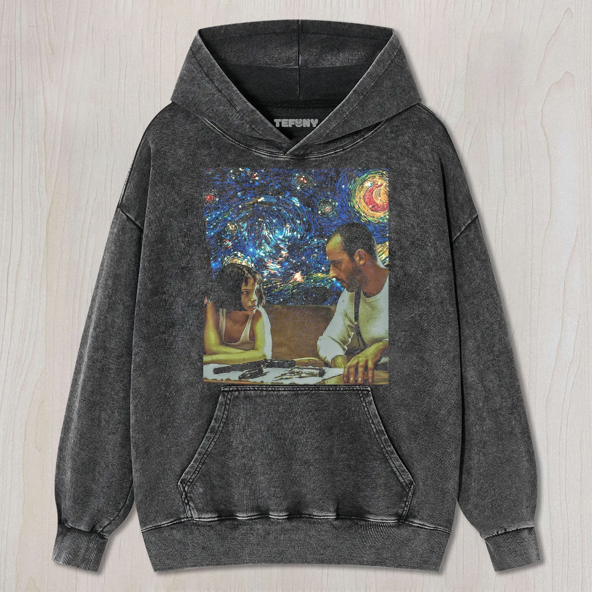 LÉON THE PROFESSIONAL (STARRY NIGHT) UNISEX TEE, TANK TOP, LAYERED LS, SWEATSHIRT & HOODIE