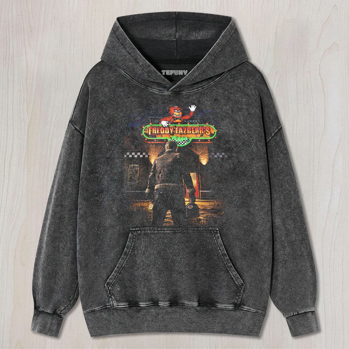 LEON & FIVE NIGHTS AT FREDDY'S UNISEX TEE, TANK TOP, LAYERED LS, SWEATSHIRT & HOODIE