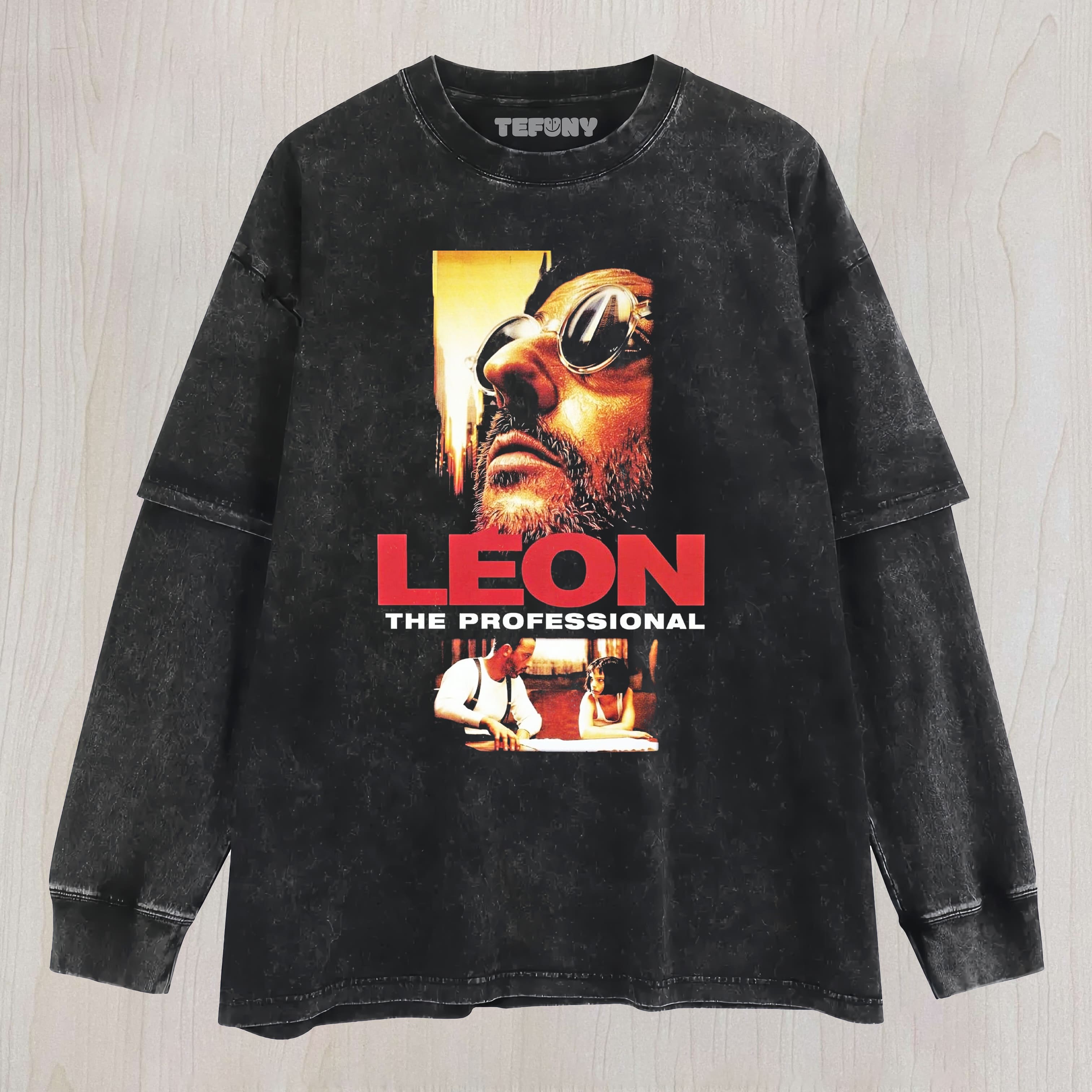 LEON THE PROFESSIONAL V1 UNISEX TEE, TANK TOP, LAYERED LS, SWEATSHIRT & HOODIE